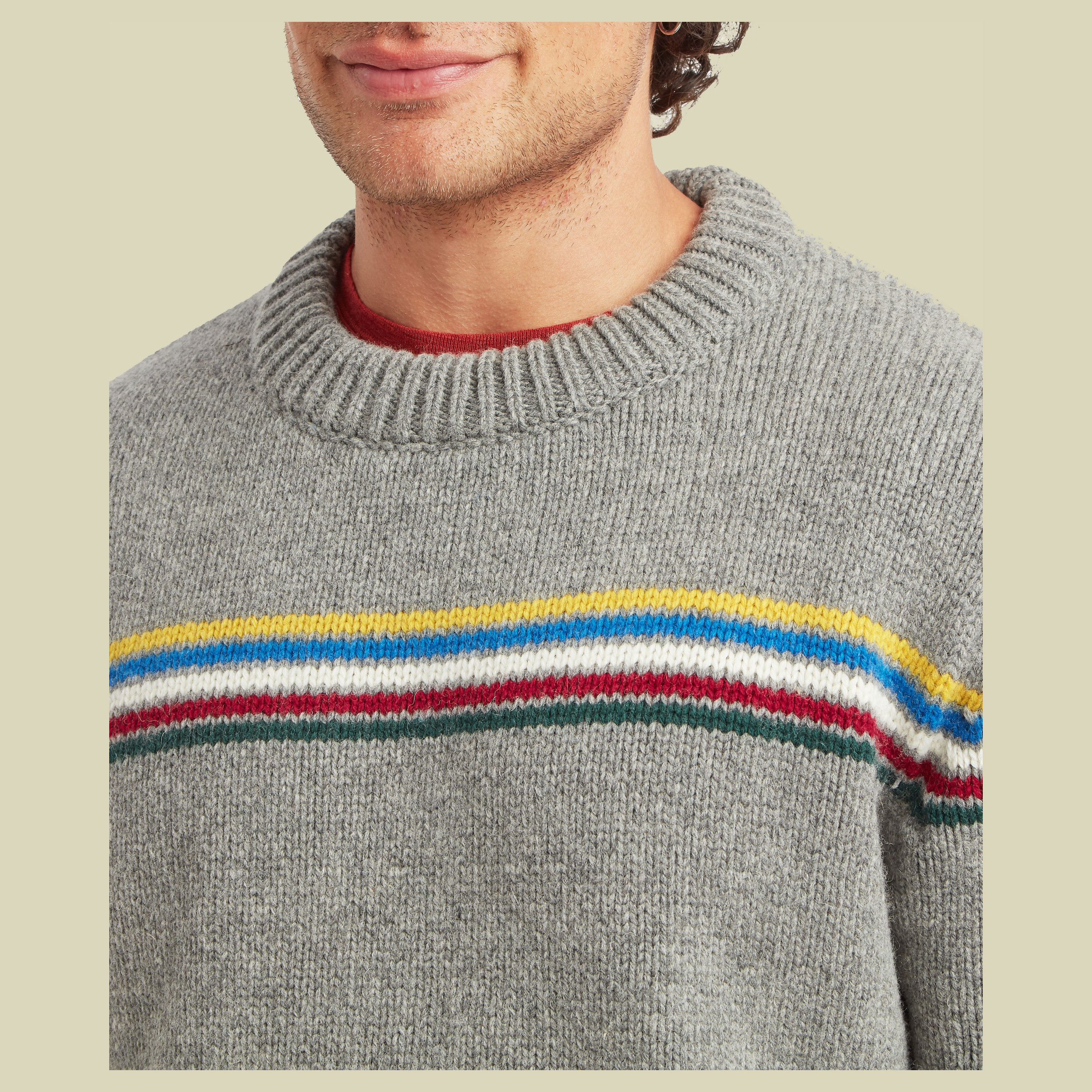 Mahesh Sweater Men XL grau - monsoon