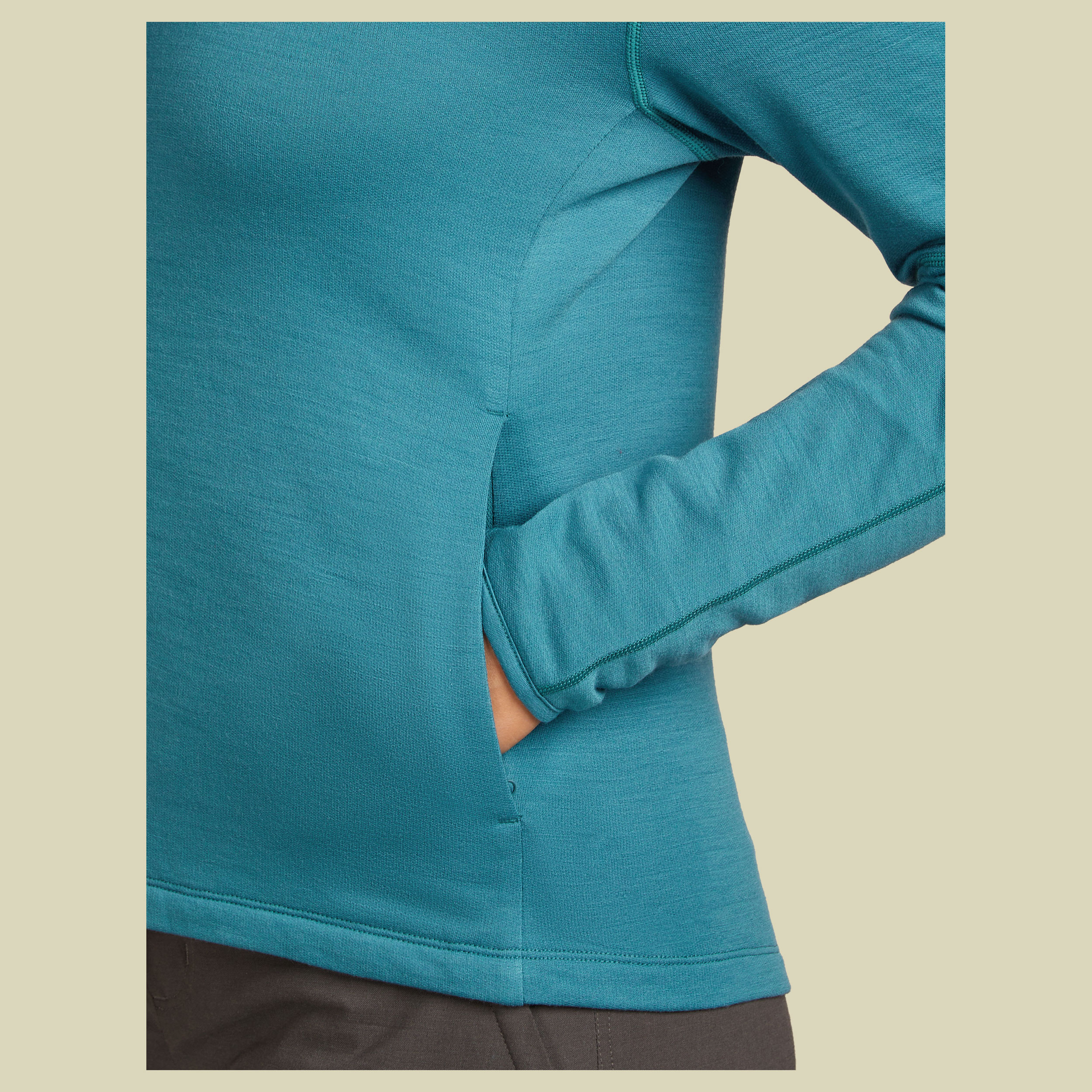 Merino 360 RealFleece Elemental LS Zip Hoodie Women Merino 360 RealFleece Elemental LS Zip Hoodie Women S topaz