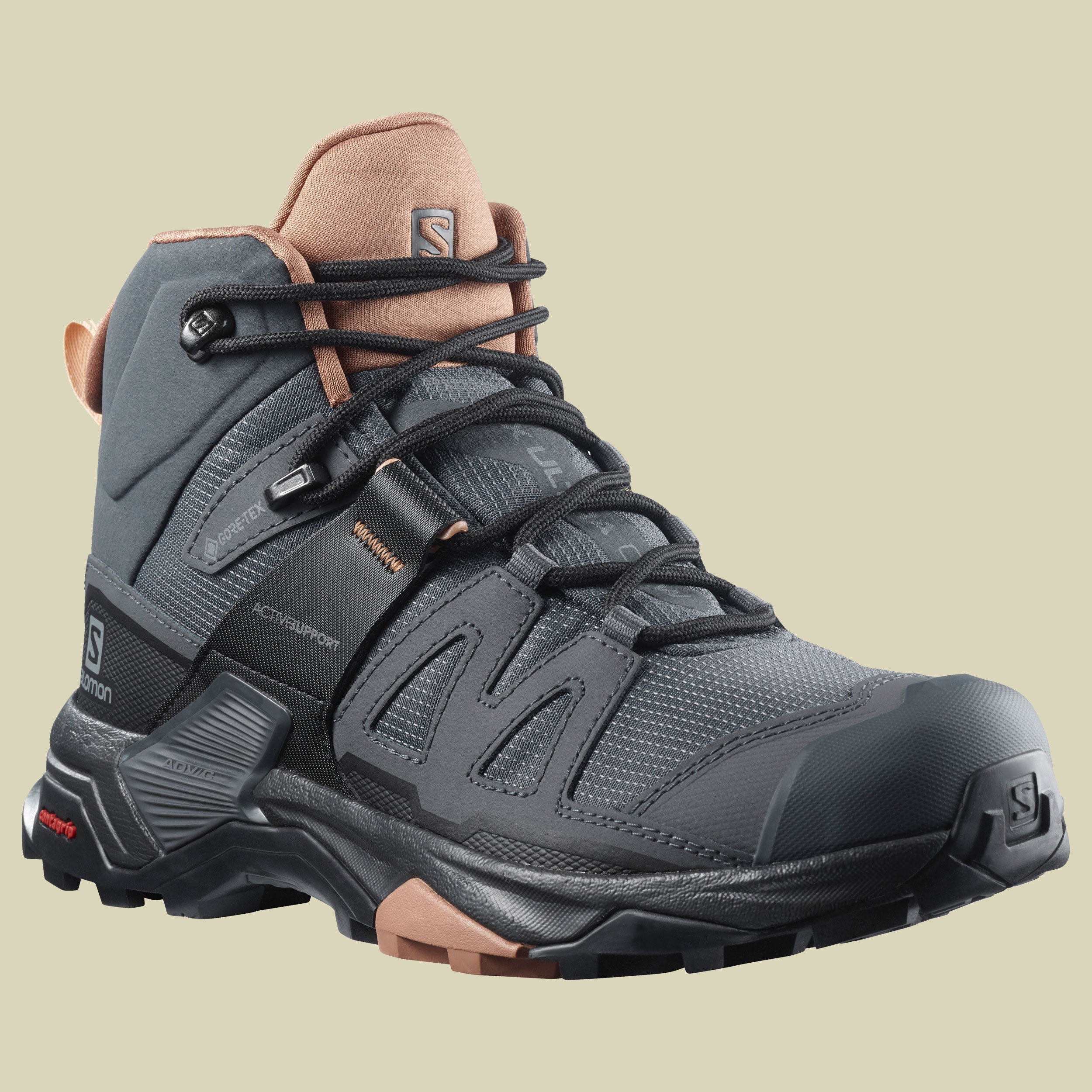 X Ultra 4 Mid GTX Women Größe UK 6 Farbe ebony/mocha mousse/almond cream