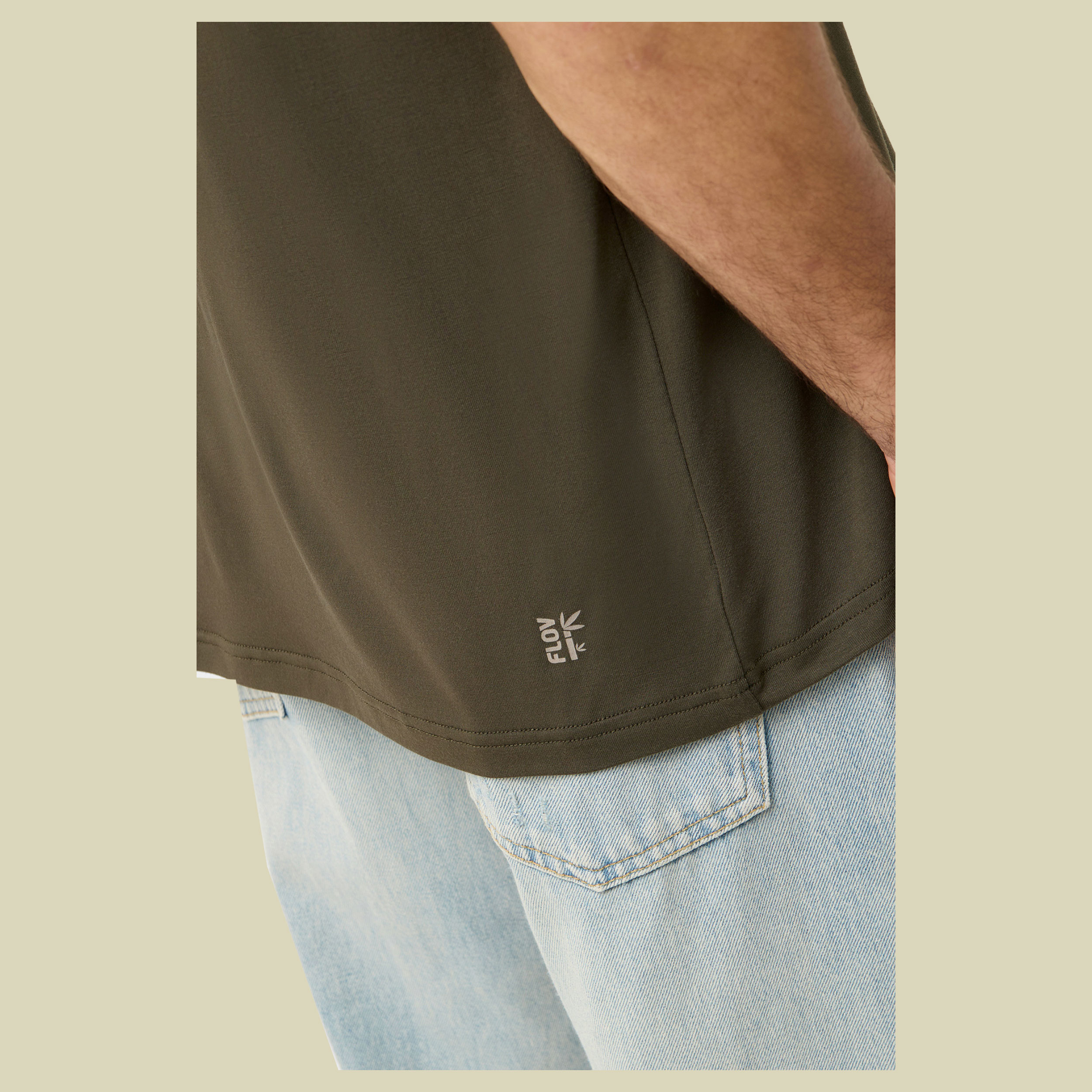 Yuba Bamboo Man T-Shirt XXXL grün - olive