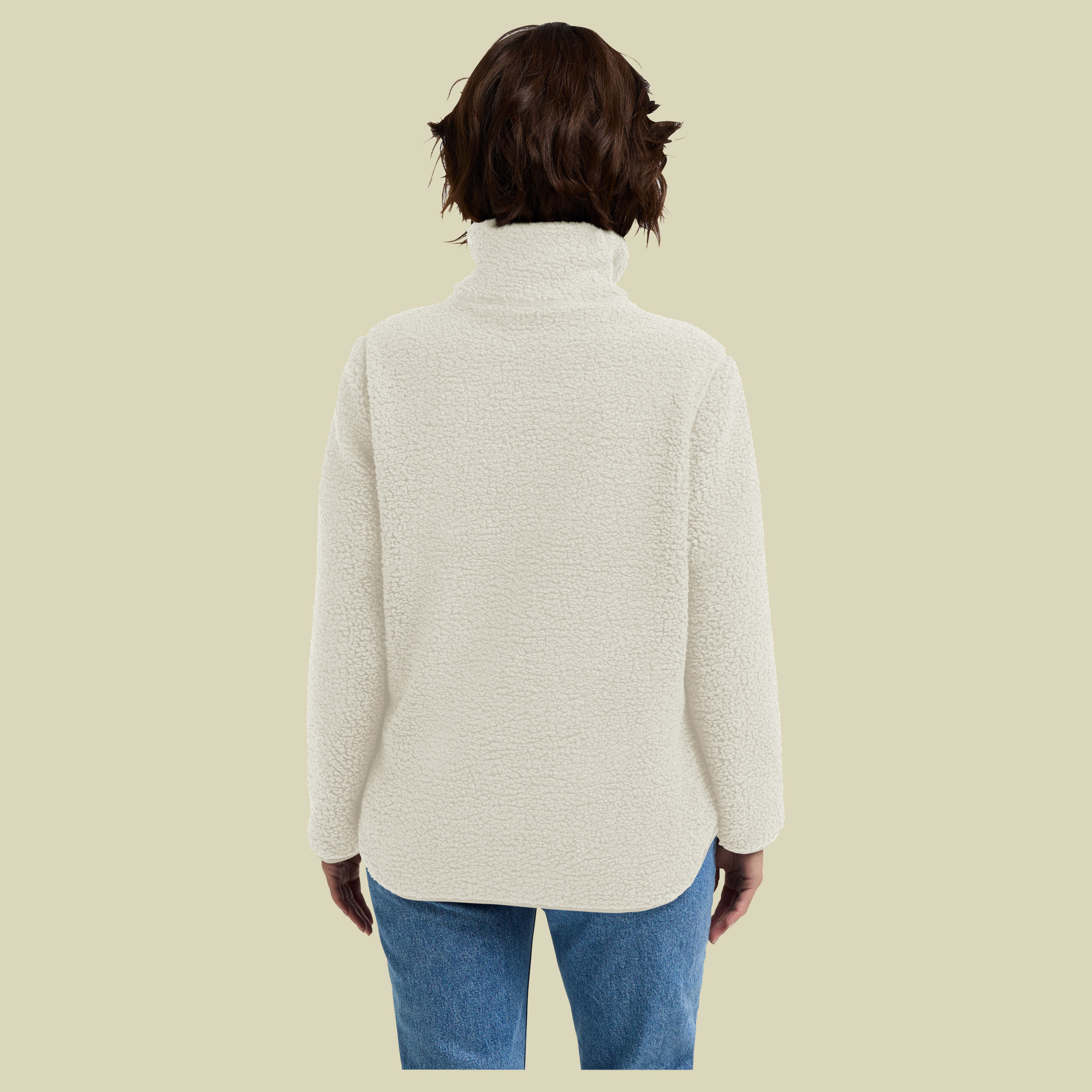 High Curl Jacket Women beige II XXL - pale sand
