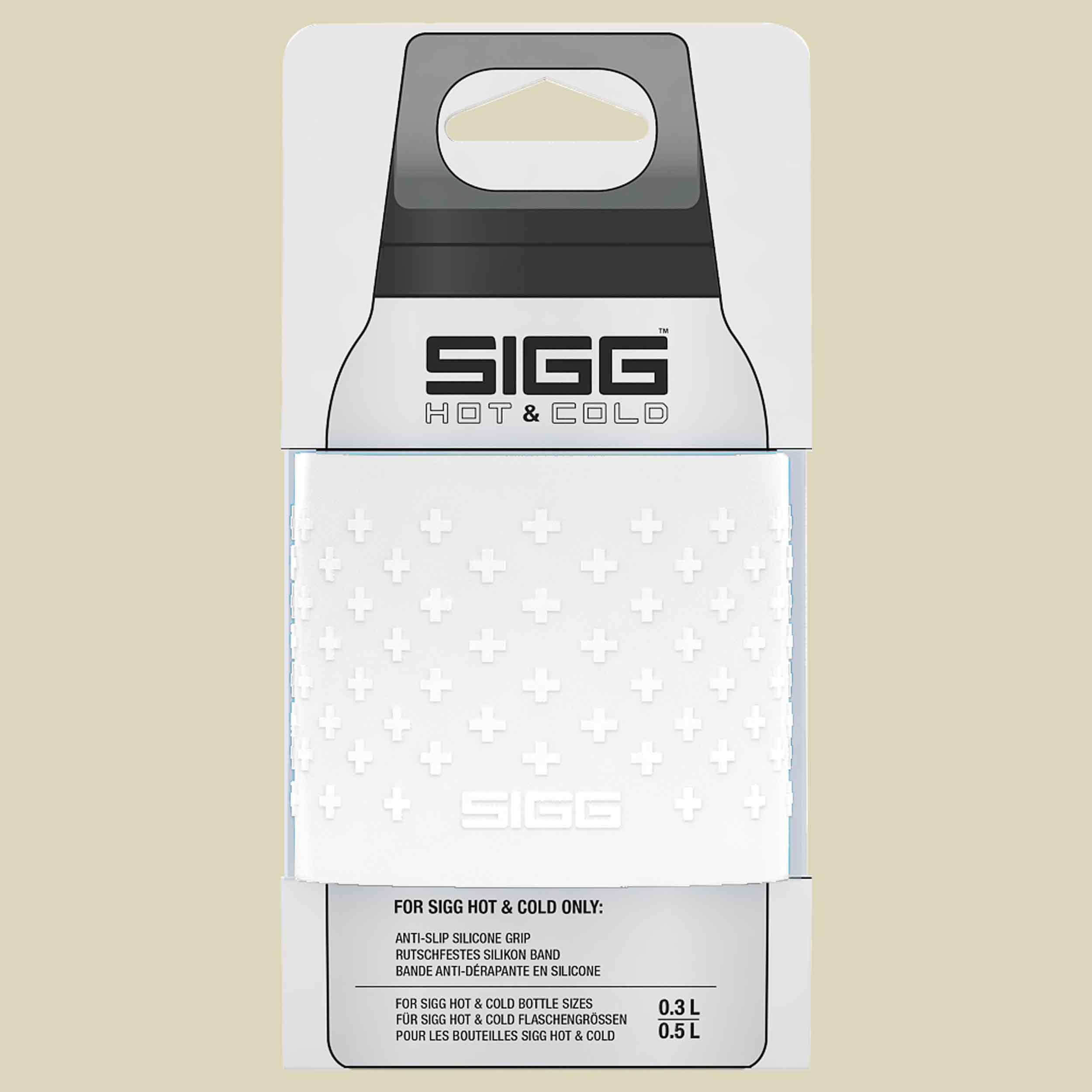 Hot & Cold Silicone Grip Größe one size Farbe white