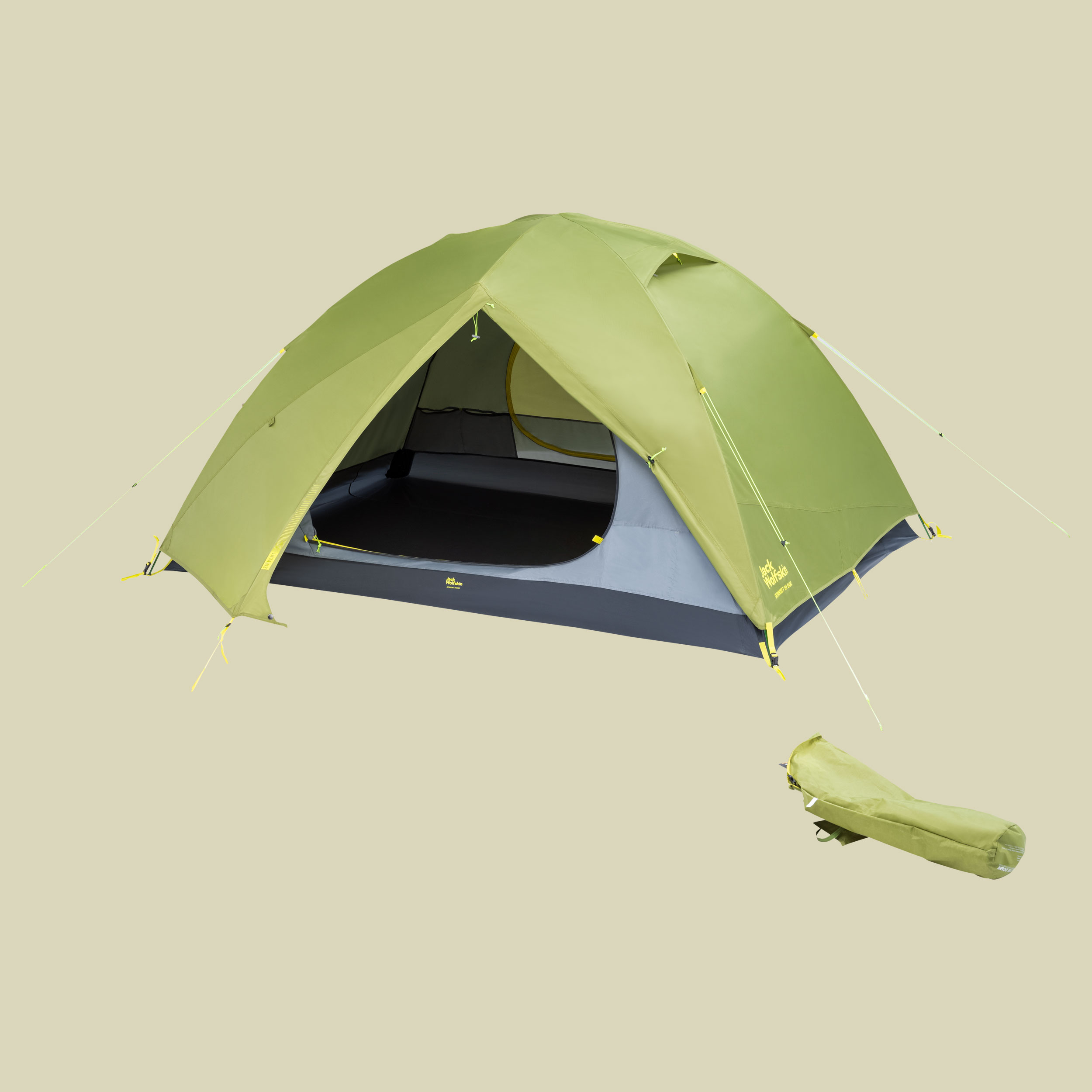 Skyrocket III Dome Personen: 3 Farbe: ginkgo green