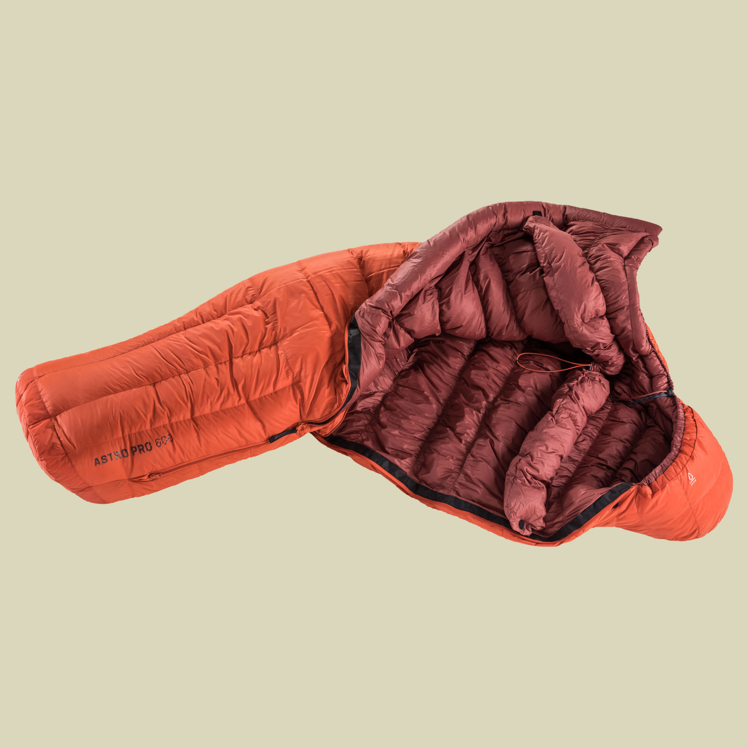 Astro Pro 600 SL bis Körpergröße 175 cm Farbe paprika-redwood, Reißverschluss links