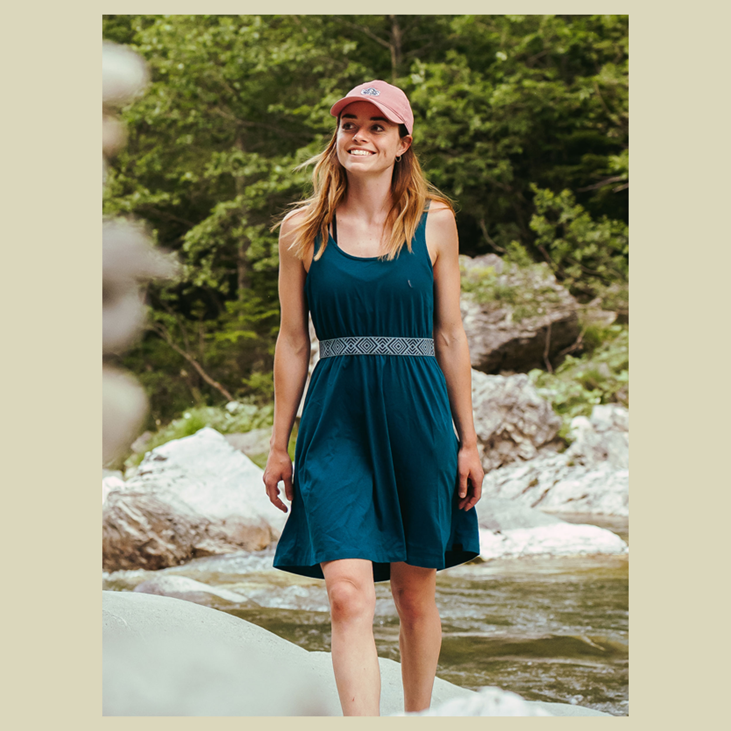 Nacoma Dress Women M grün - teal green