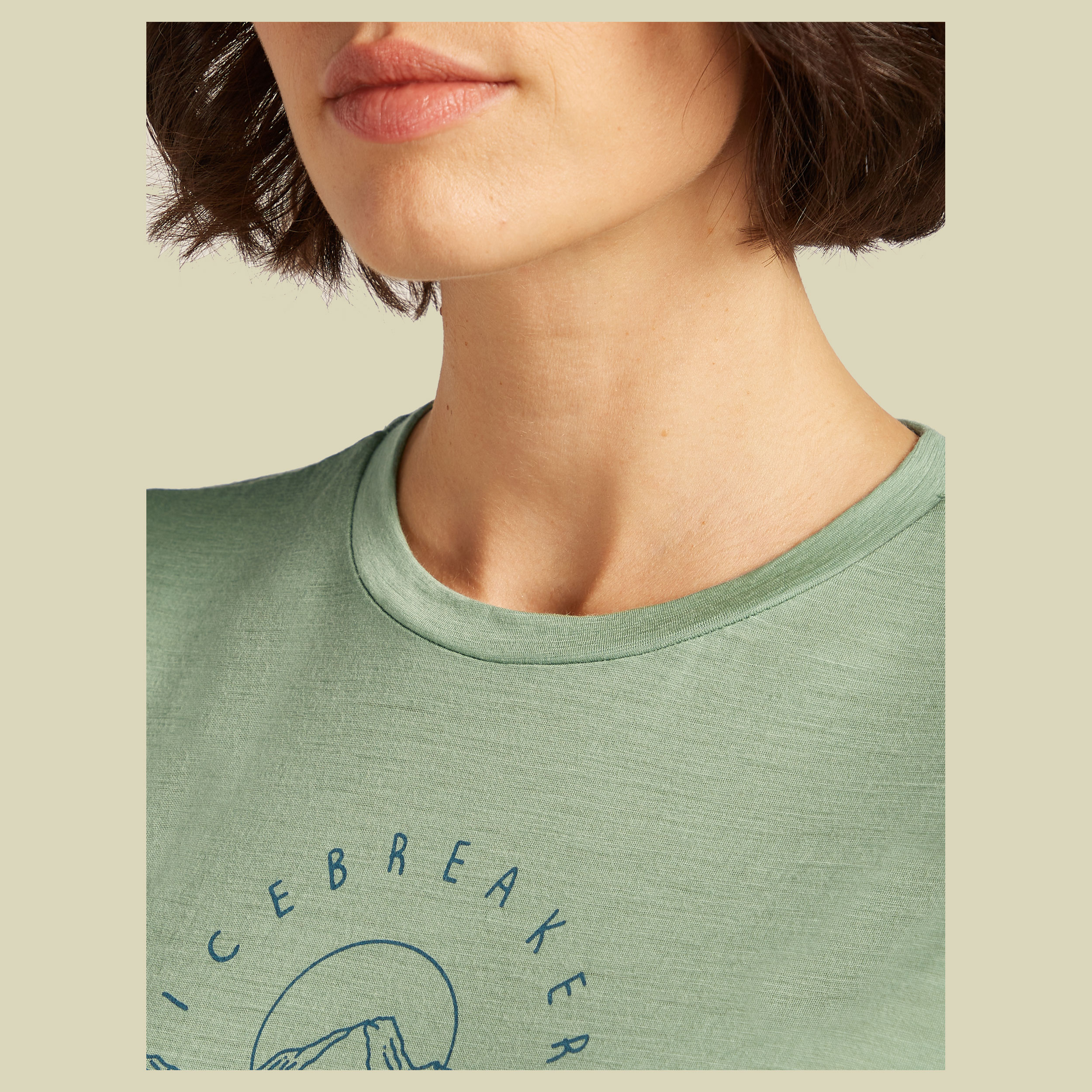 Merino 150 Tech Lite III SS Tee Motiv Women XL seaglass