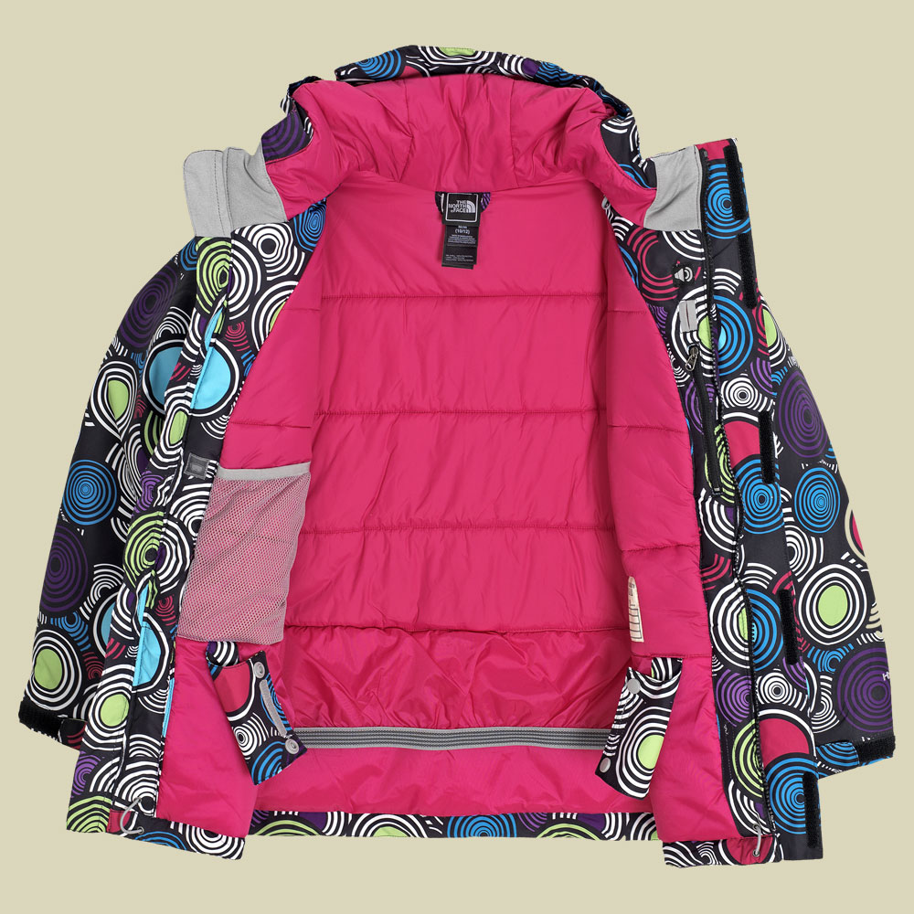 Insulated Zone Jacket Girl´s Größe S Farbe black multi print