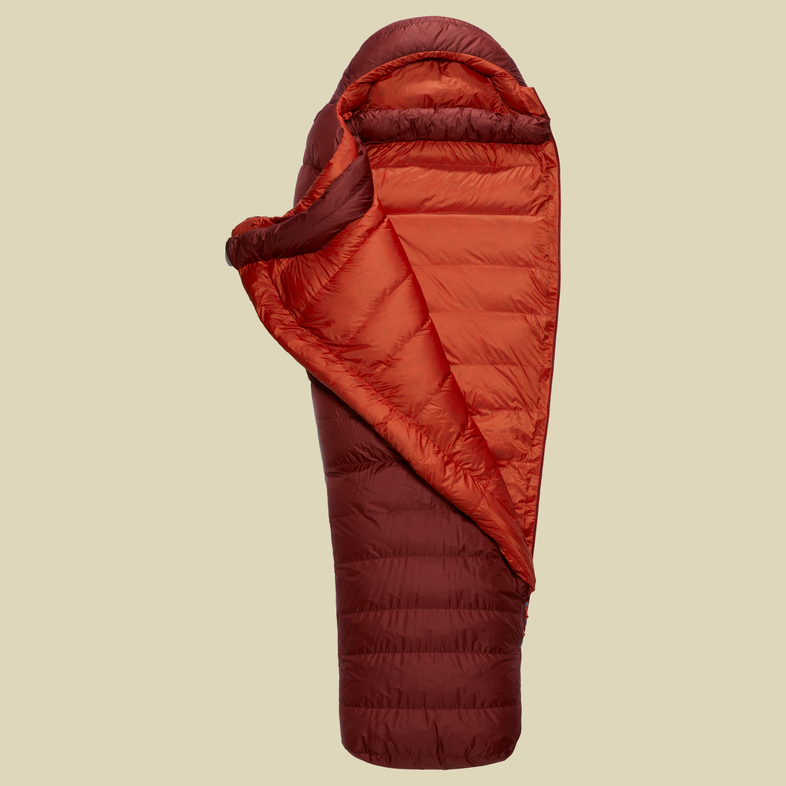 Ascent 900 bis Körpergröße 185 cm Farbe oxblood, Reißverschluss links