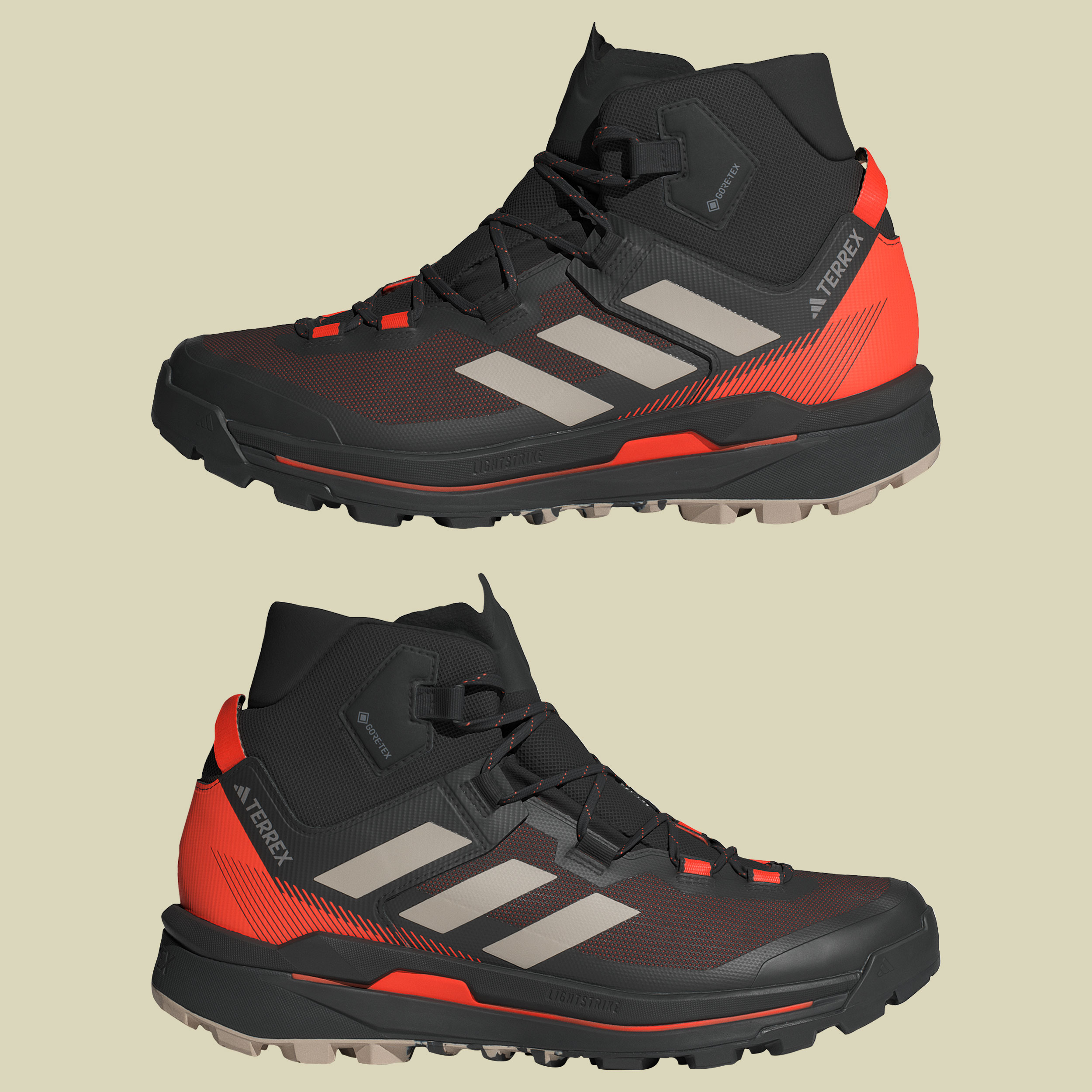 Terrex Skychaser Tech Mid GTX Men UK 10 schwarz - core black/wonder beige/semi impact