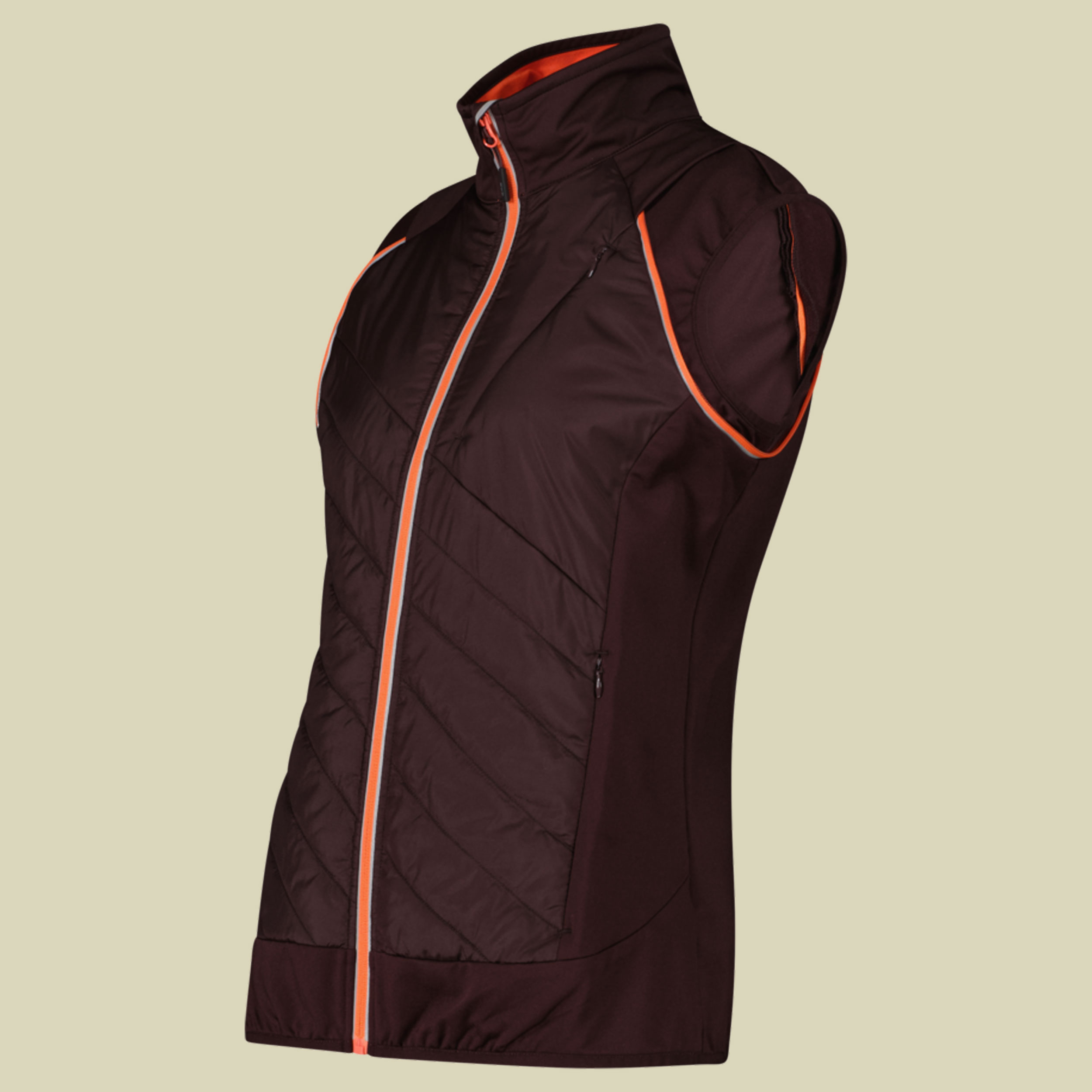 Woman Softshell Jacket with det. Sleeves 30A2276 C595 black berry 46