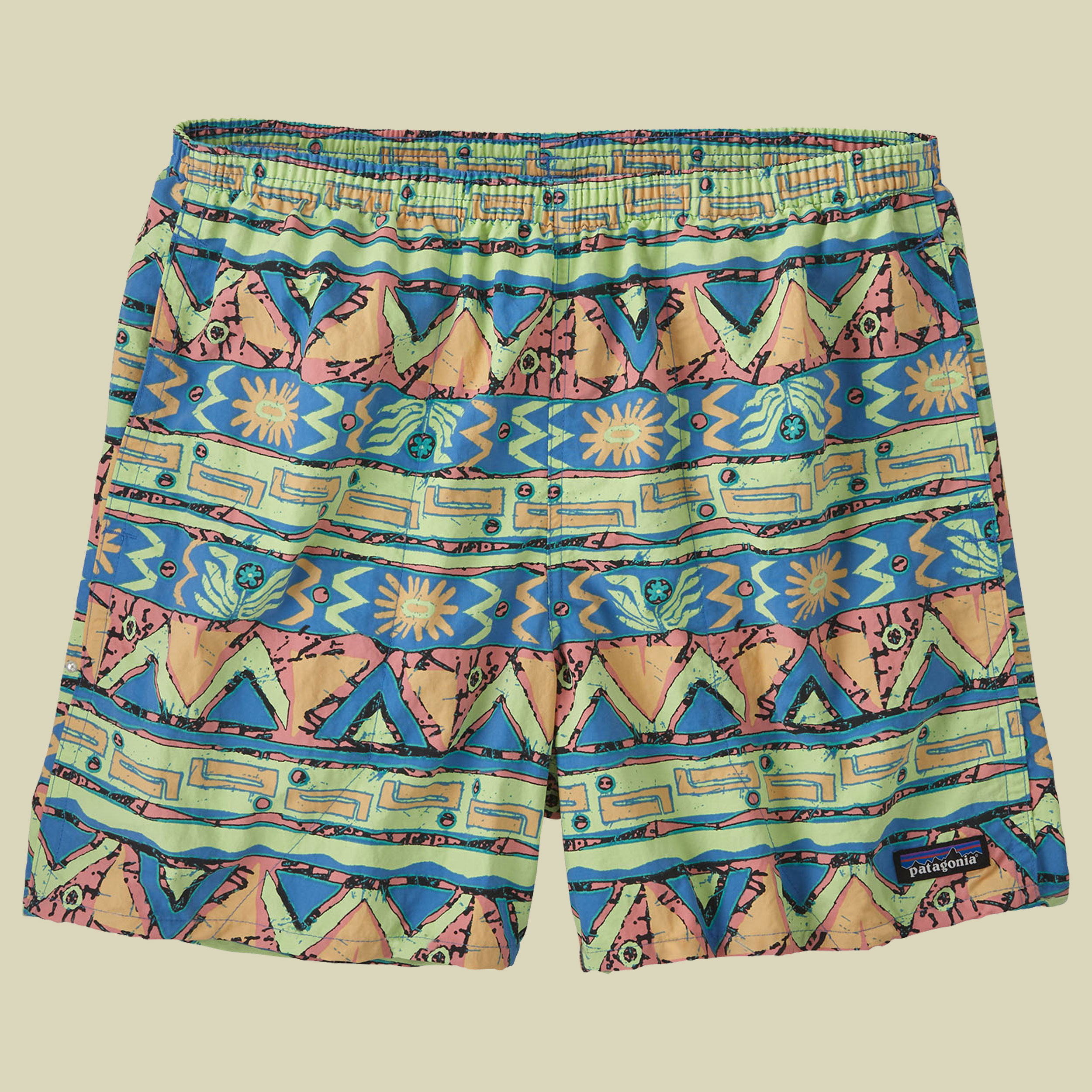 Baggies Shorts - 5 in. Men mehrfarbig S - high hopes geo:salamander green