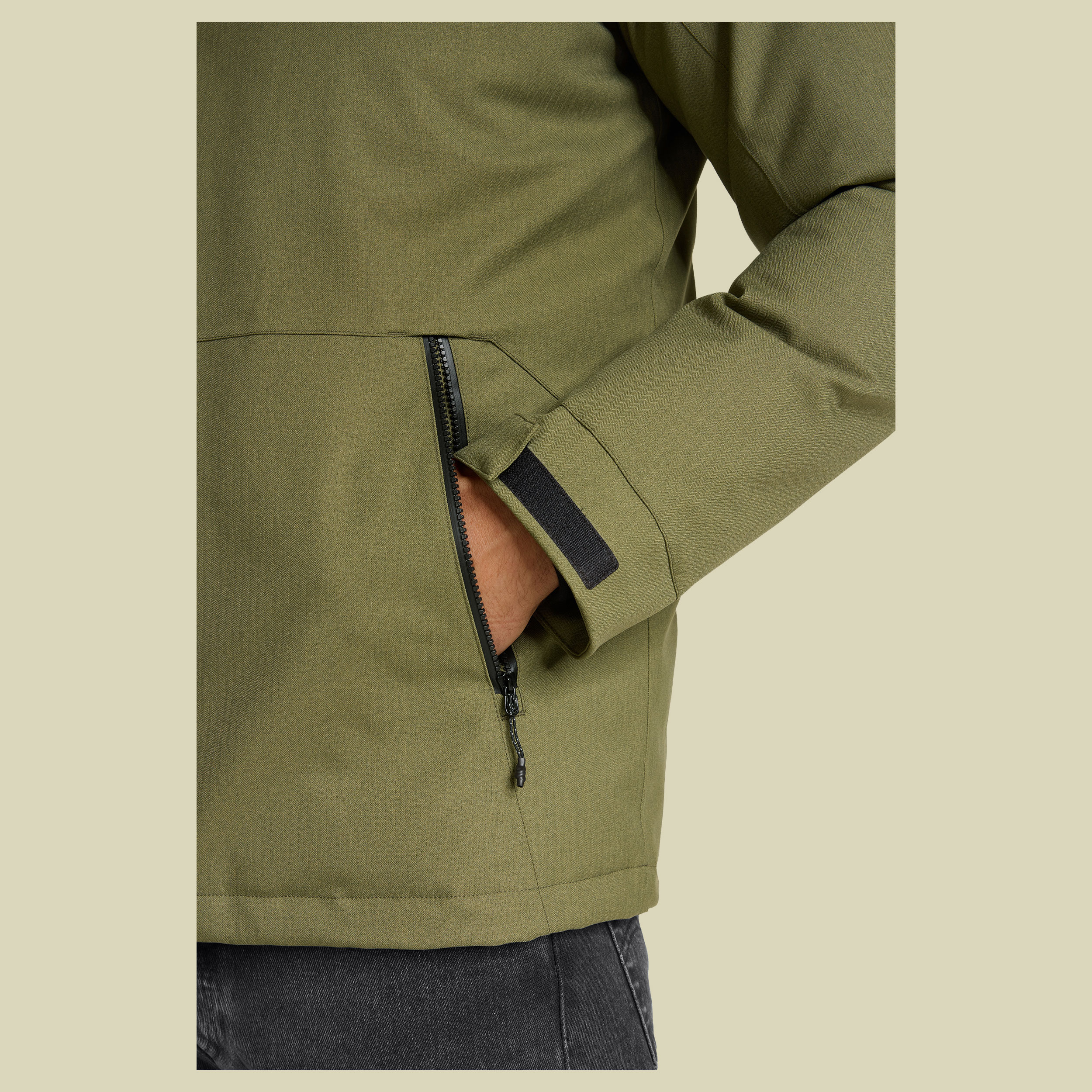 Marton M's Hardshell Down Jacket M grün - winter moss