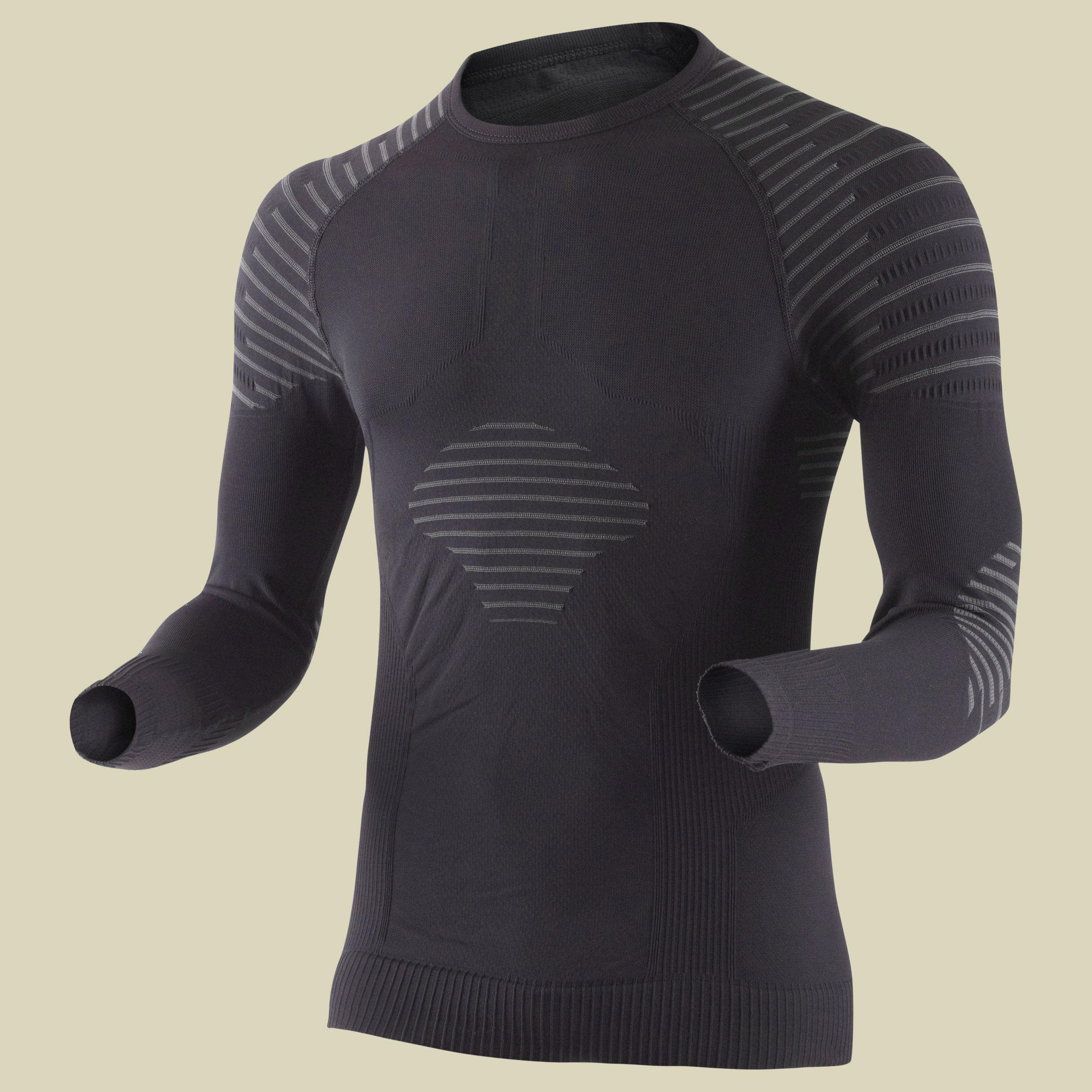 X-Bionic Man Invent UW Shirt LG_SL Größe S Farbe black anthracite