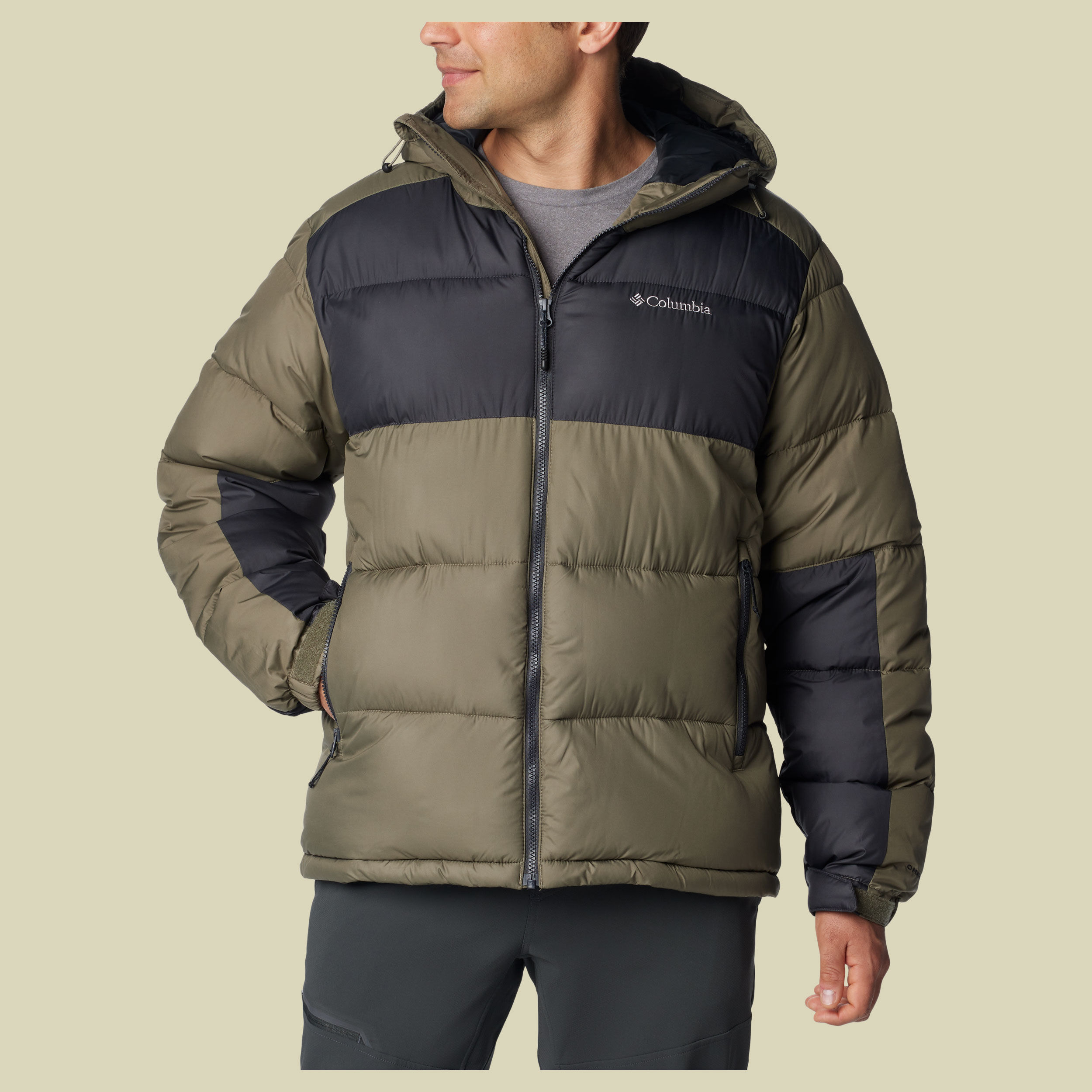 Pike Lake II Hooded Jacket Men Größe L  Farbe stone green