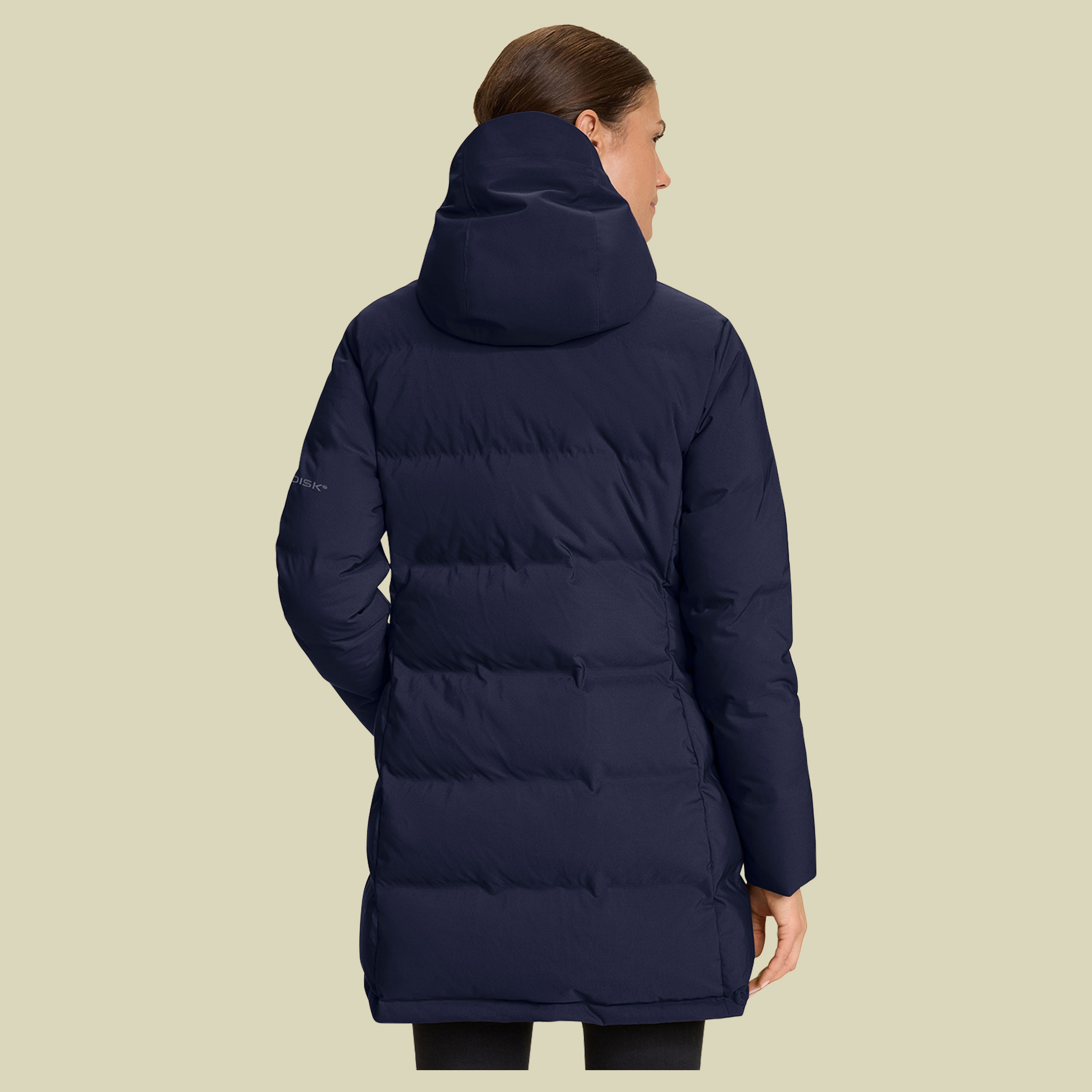 Aukea W's Bonded Down Coat S blau - maritime blue
