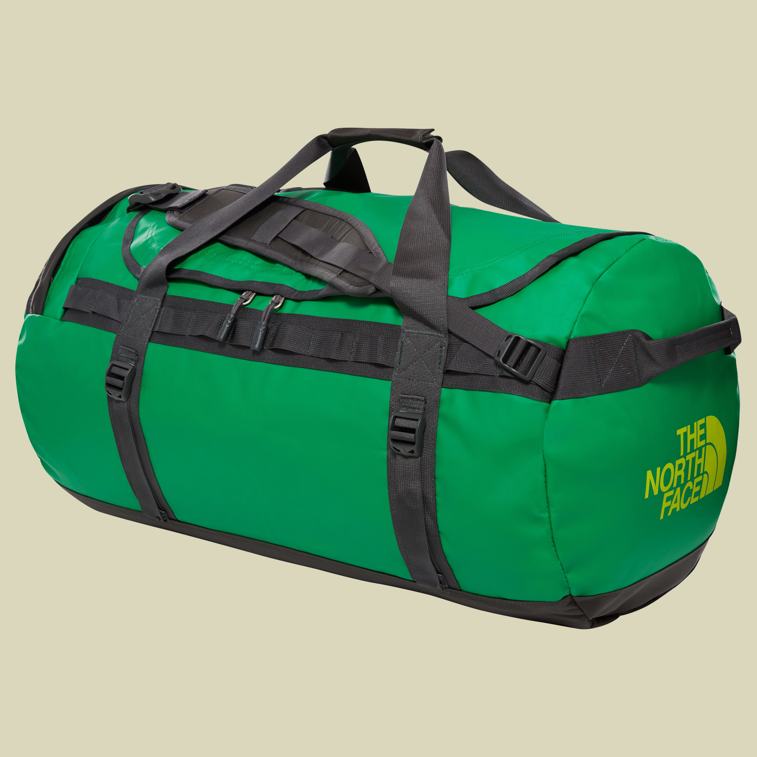 Base Camp Duffel L Volumen 95 Farbe primary green/asphalt grey