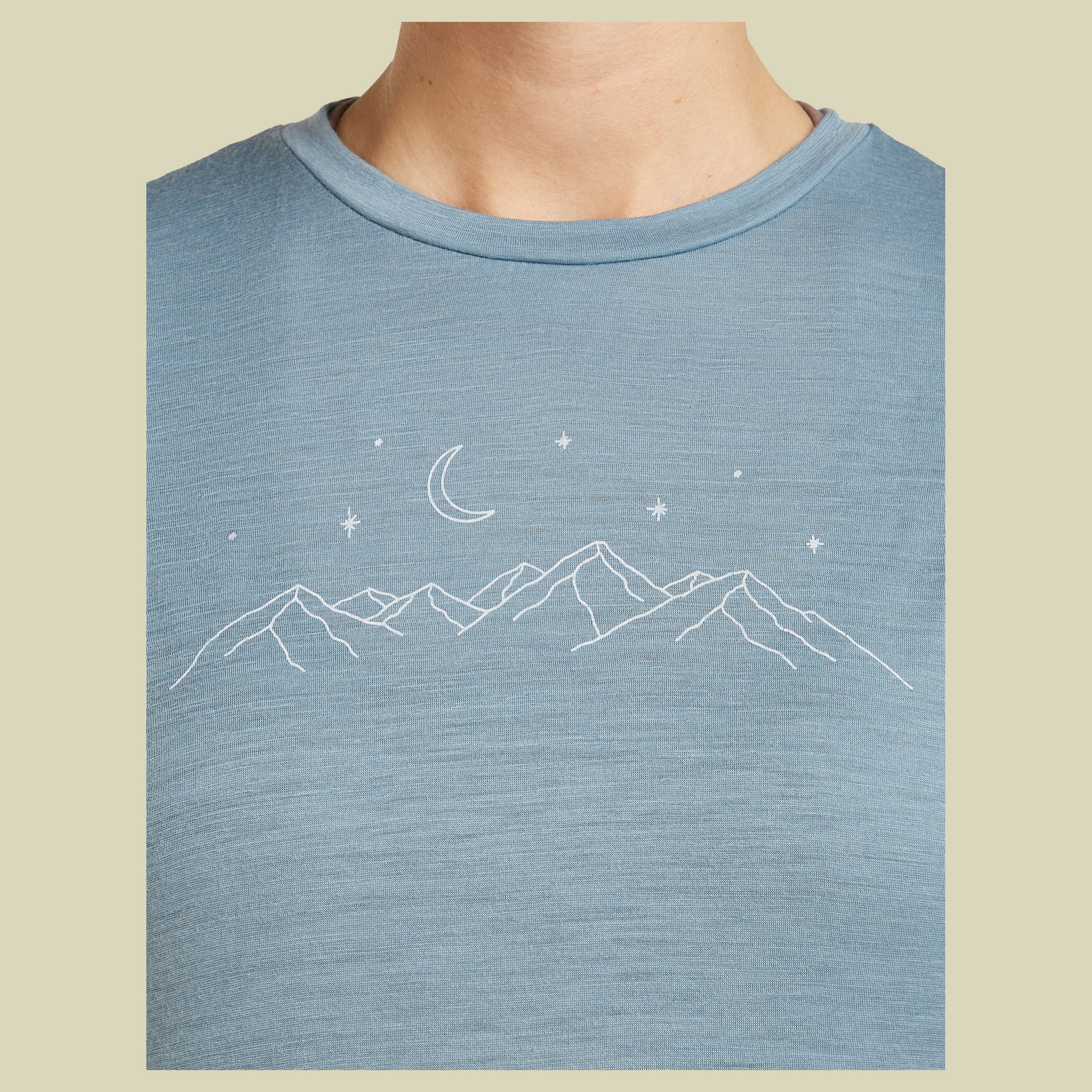 Merino 150 Tech Lite SS Tee Sparkling Stars Women XL blau - flint blue
