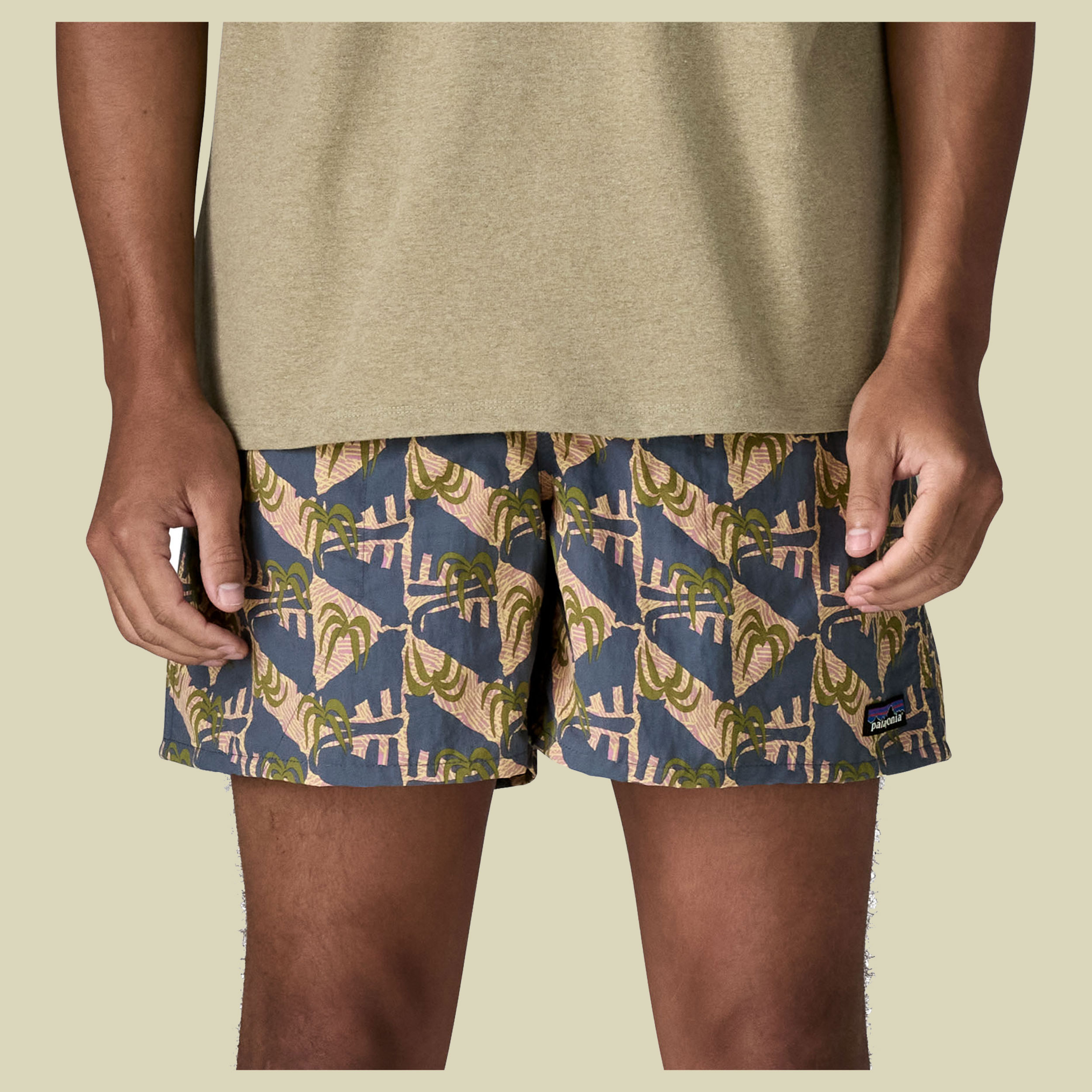 Baggies Shorts - 5 in. Men blau1 S - Jaguar Geo: Dolomite Blue