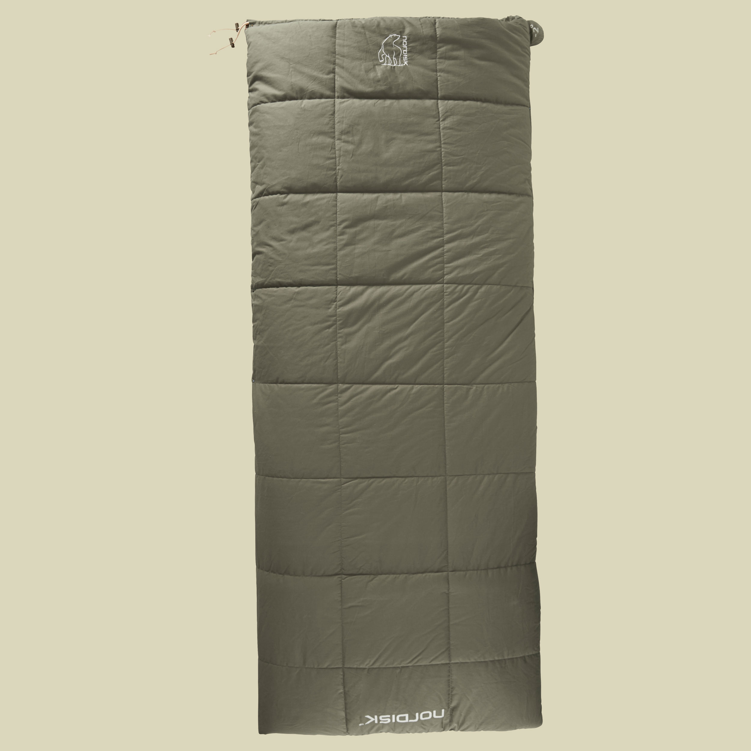 Almond -2 Sleeping Bag bis Körpergröße 160 cm Farbe bungy cord