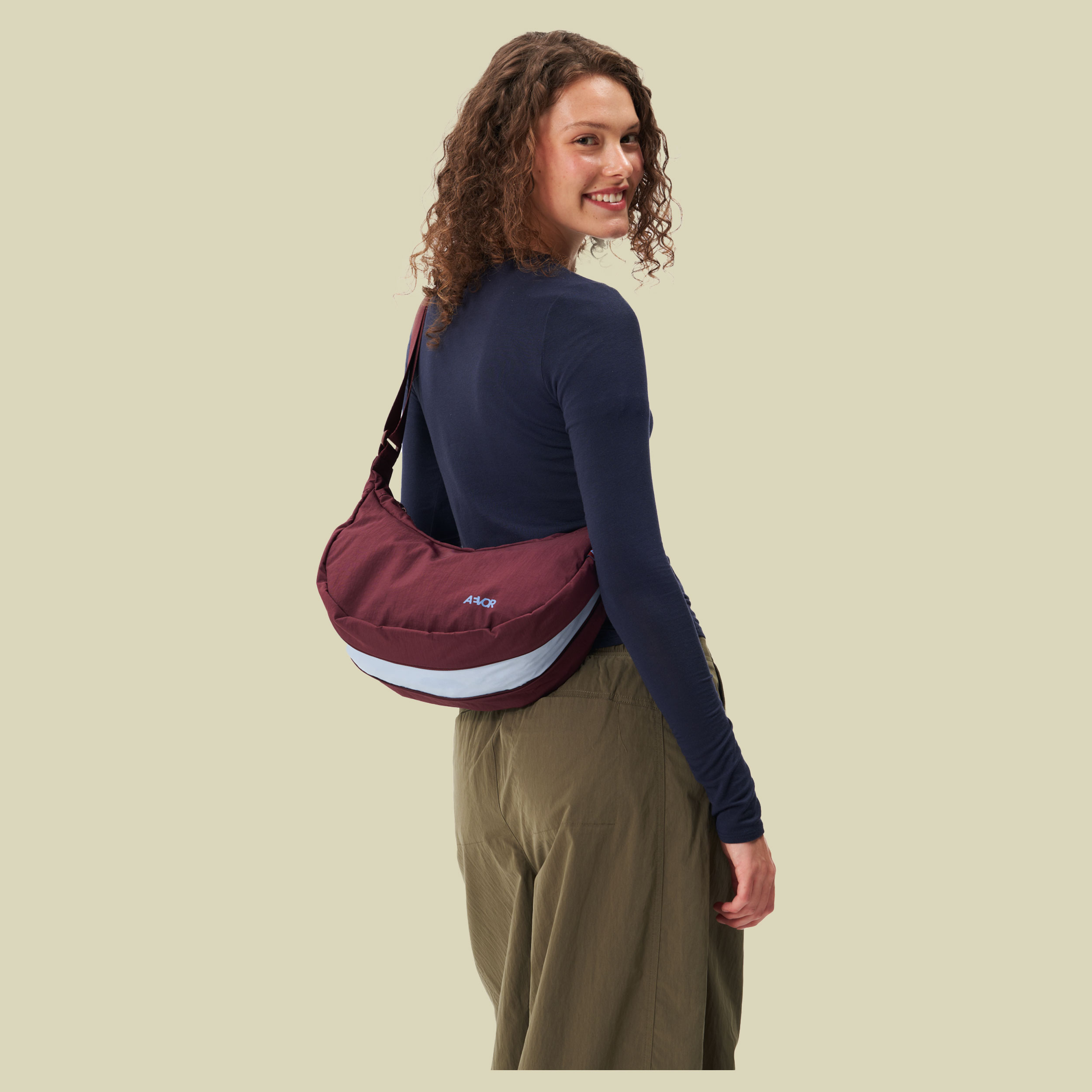 Bike Sling Bag 7 rot - burgundy
