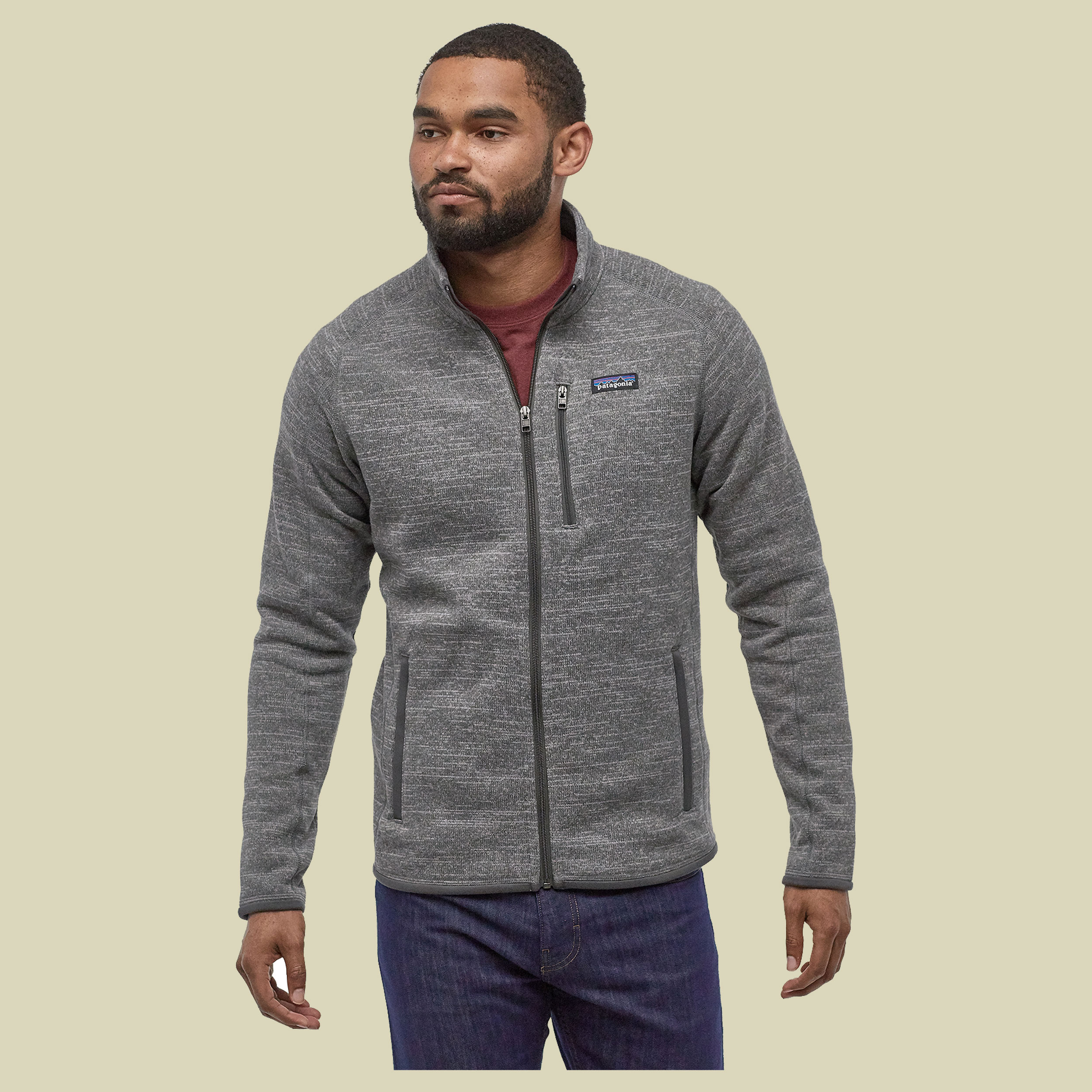 Better Sweater Jacket Men nickel S