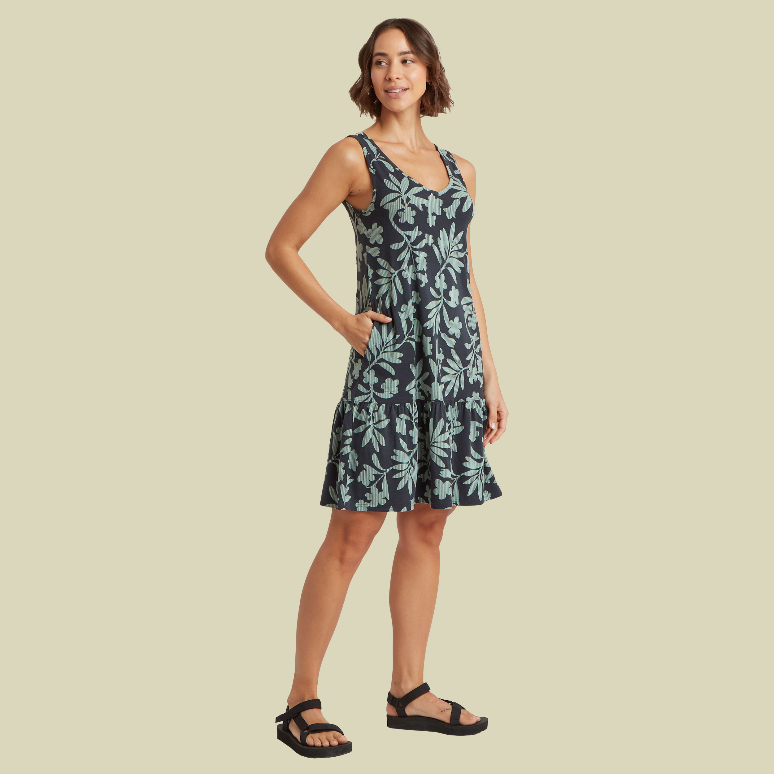 Neha Ruffle Dress XL schwarz - Farbe black gurans