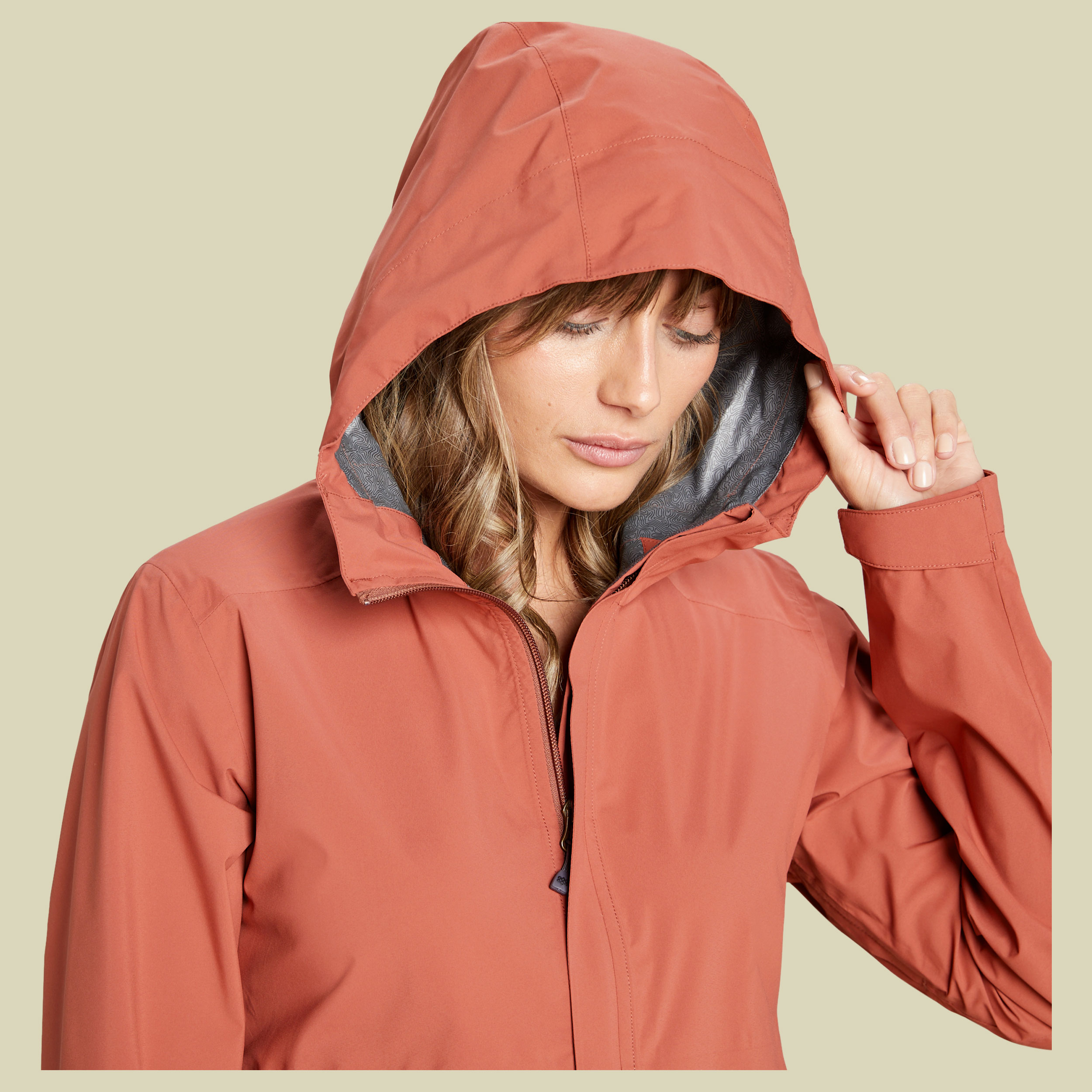 Nima 2.5-Layer Jacket Women Größe S Farbe desert sand