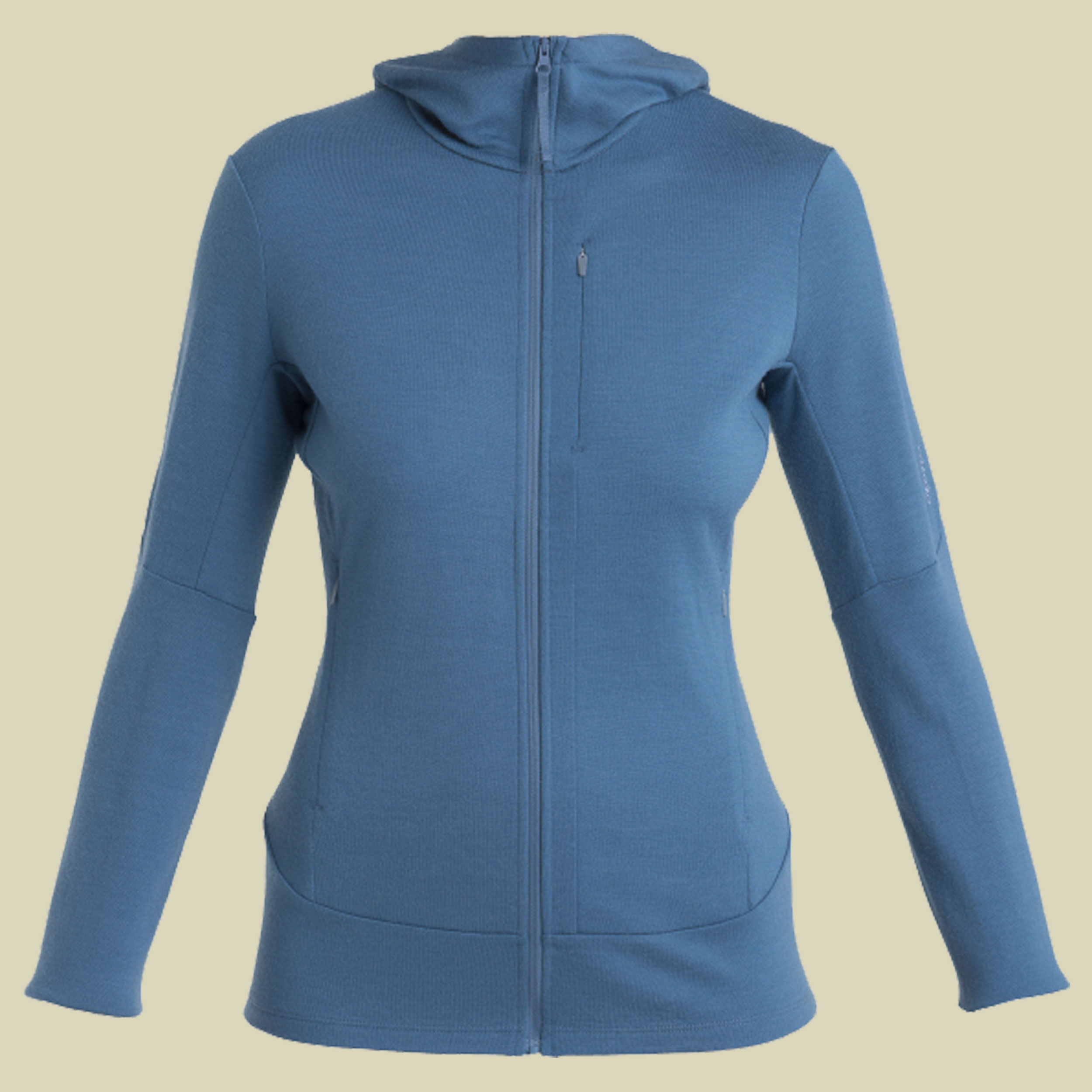 Merino 260 Quantum IV LS Zip Hoodie Women XL blau II - dawn