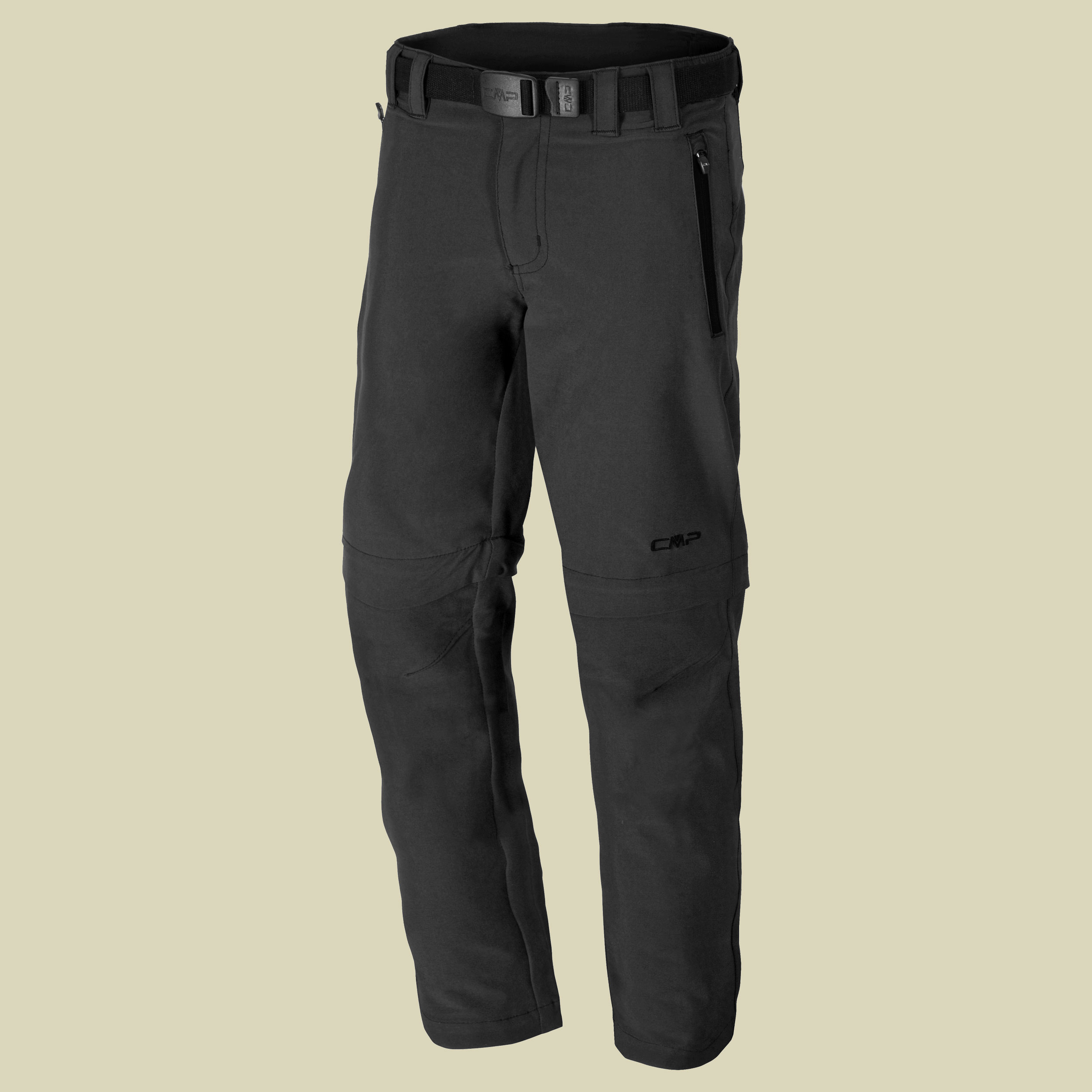 Man Long Pant Zip Off Stretch 3T51647 Größe 52 Farbe U423 antracite-nero
