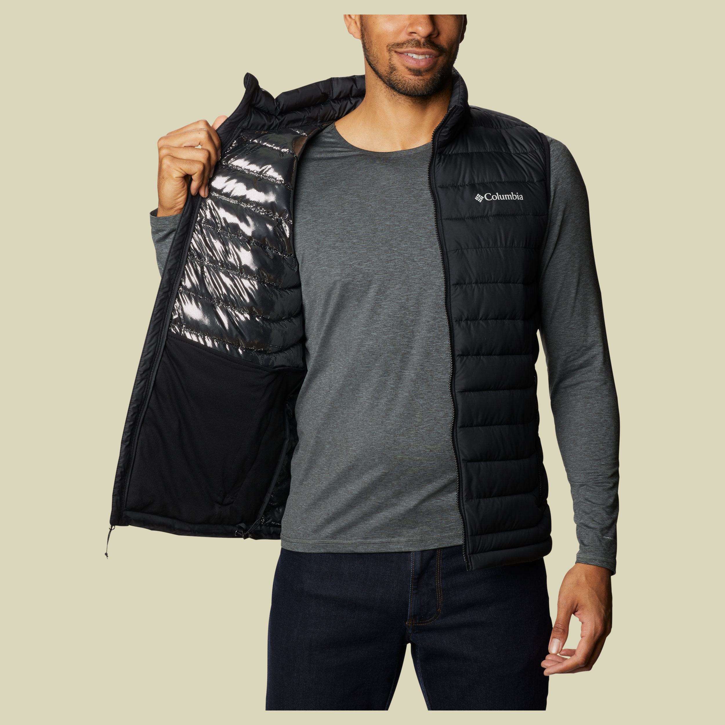 Powder Lite II Vest Men XL schwarz - Farbe black