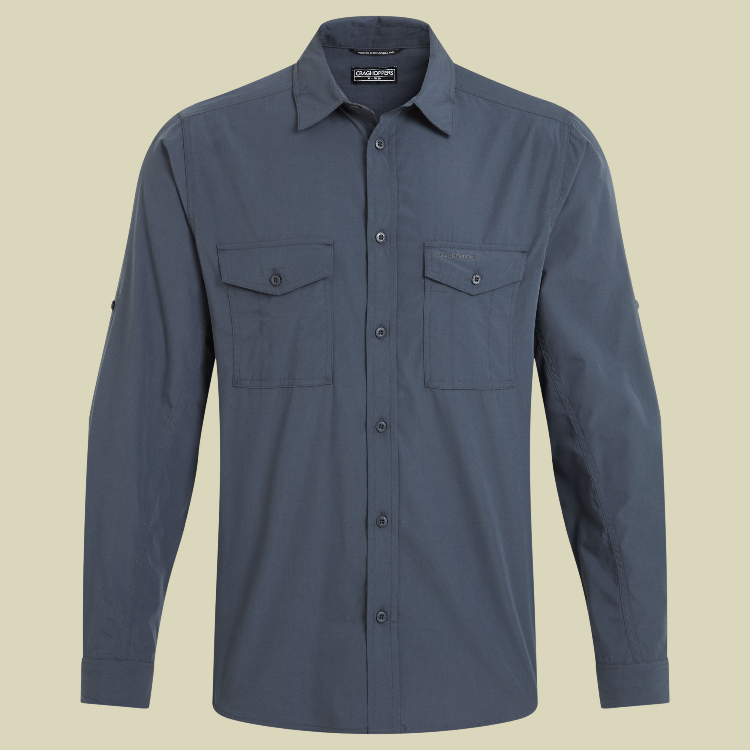 Kiwi II Long Sleeved Shirt Men XL blau - ombre blue