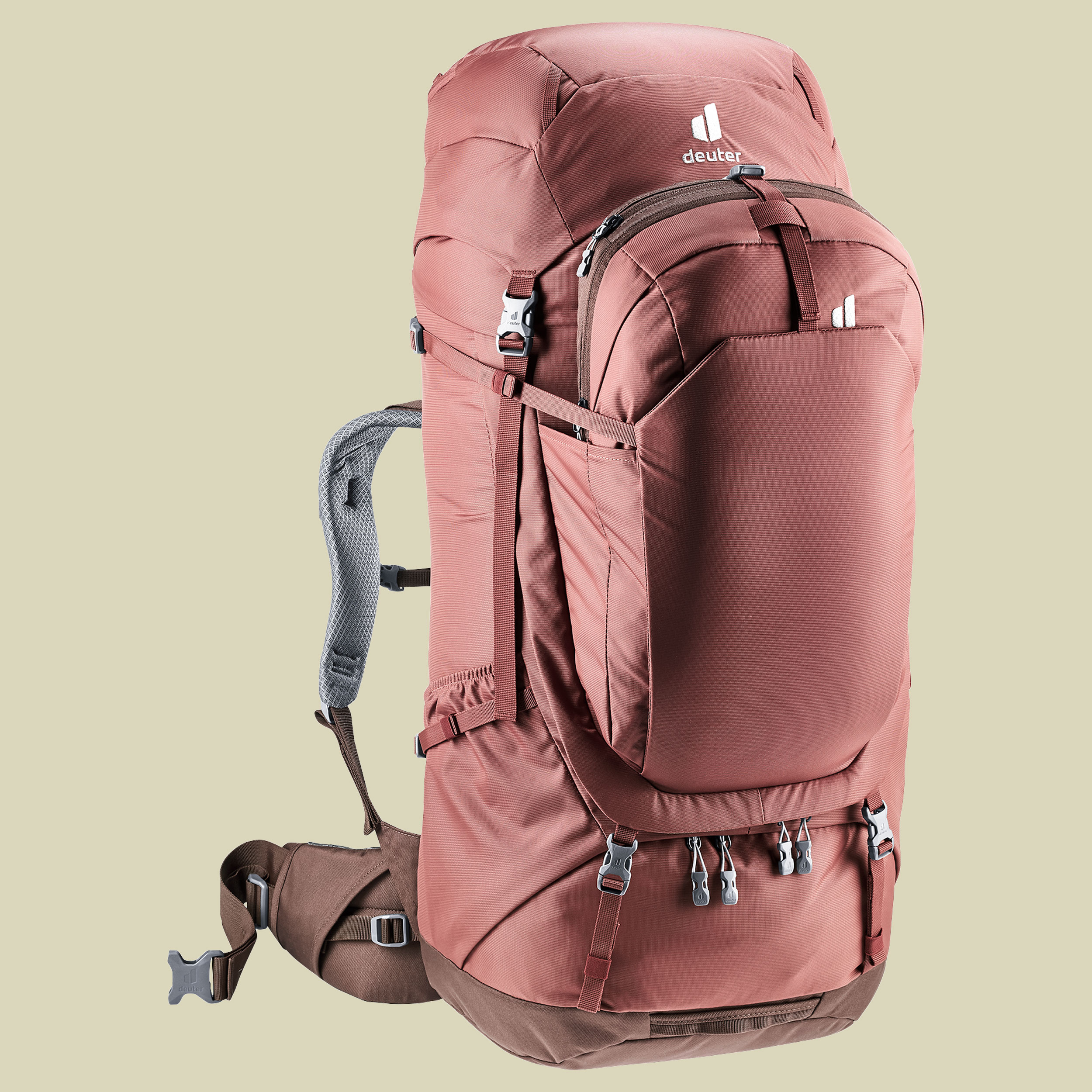 Voyager 60+10 SL Women 60+10 L rosa - caspia-raisin