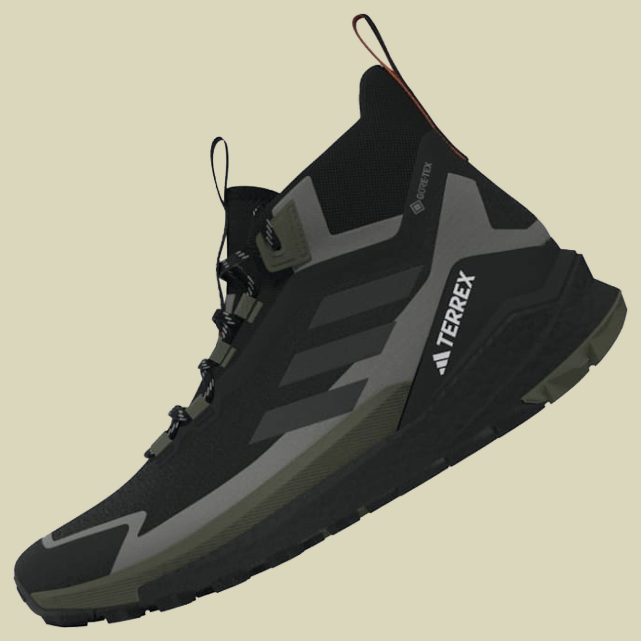 Terrex Free Hiker 2 GTX Men grau UK 11- core black/carbon/olive strata