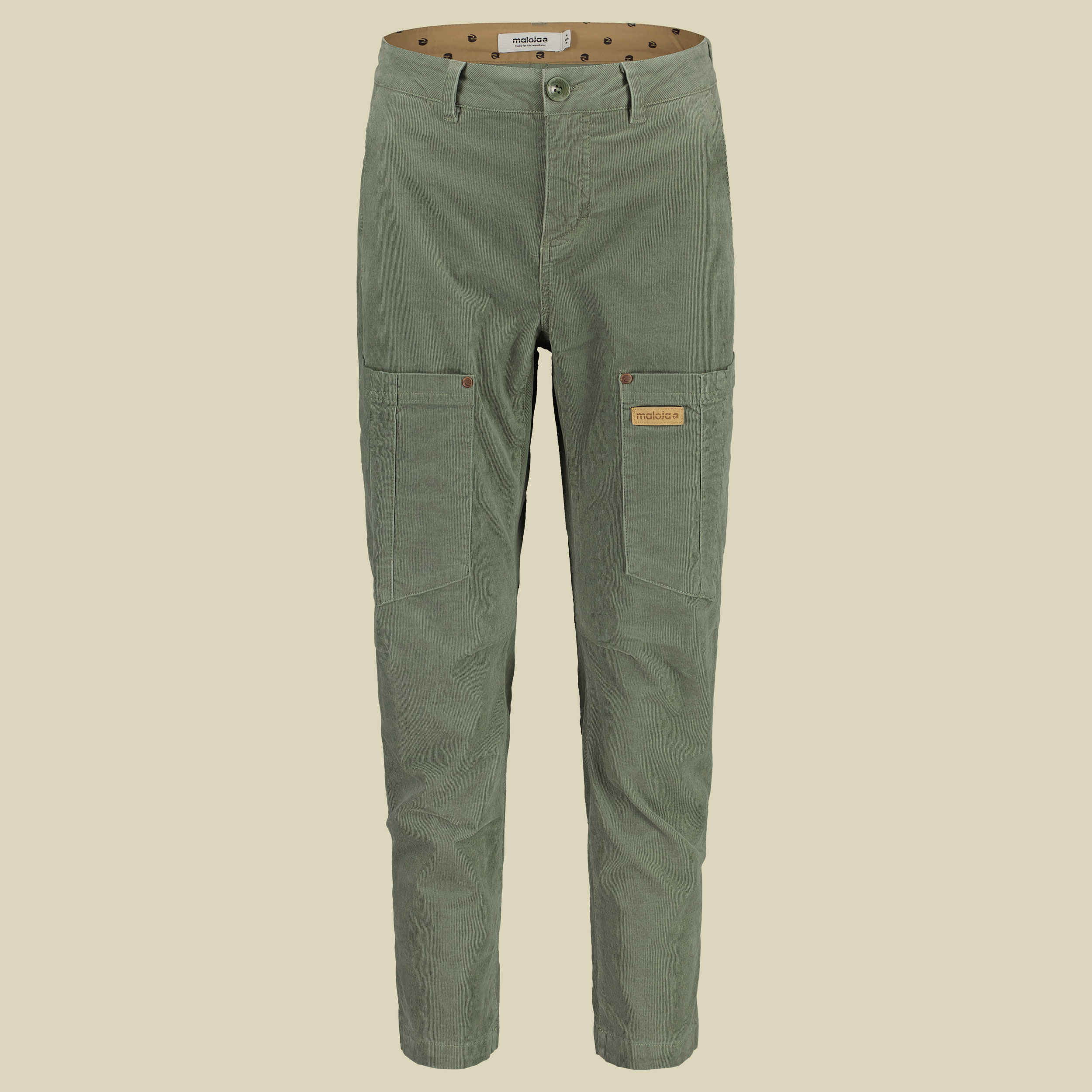 ColdilanaM. Cord Stretch Pants Women M grün - Farbe frosty green