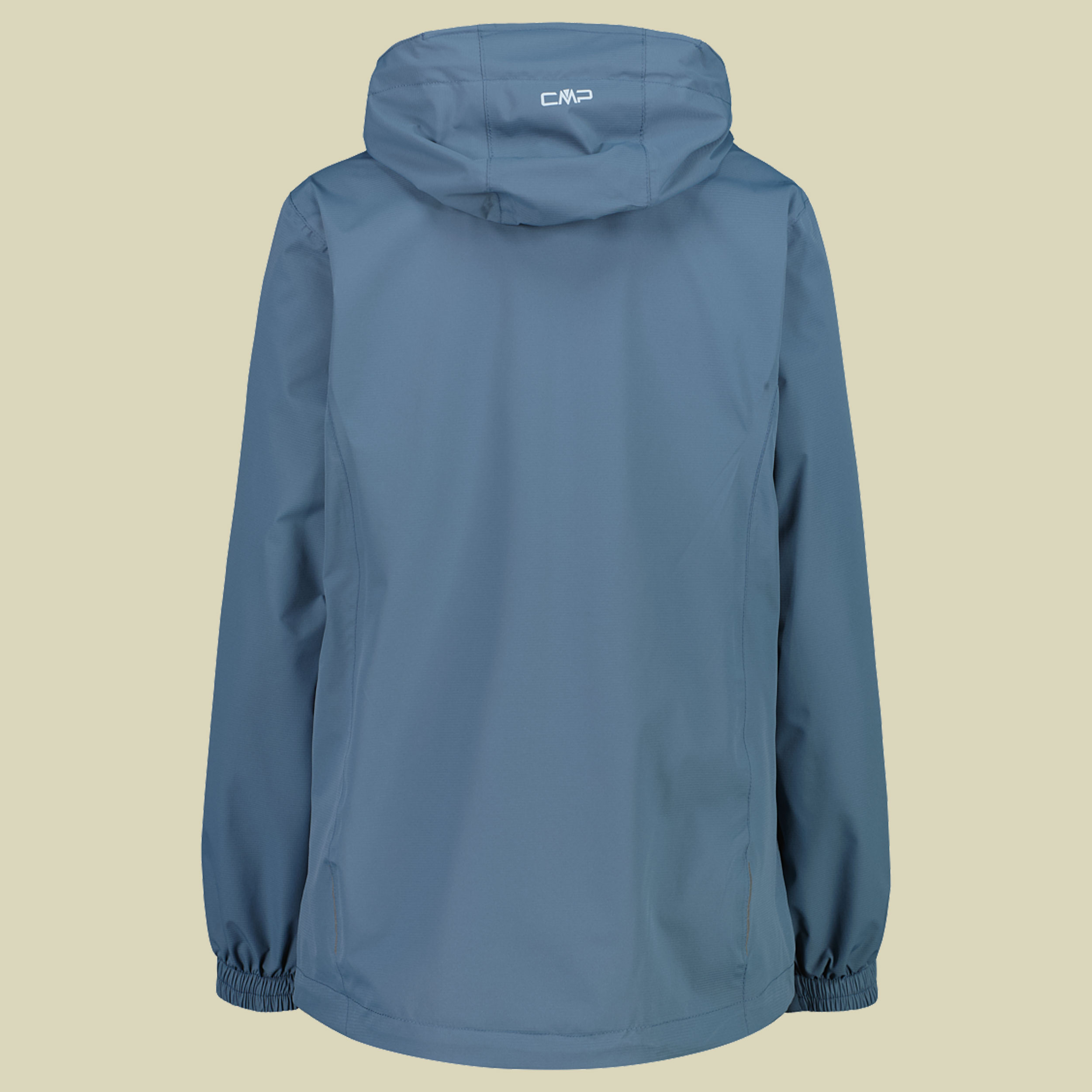 Woman Rain Jacket Fix Hood 39X6636 blau2 50 - Farbe space