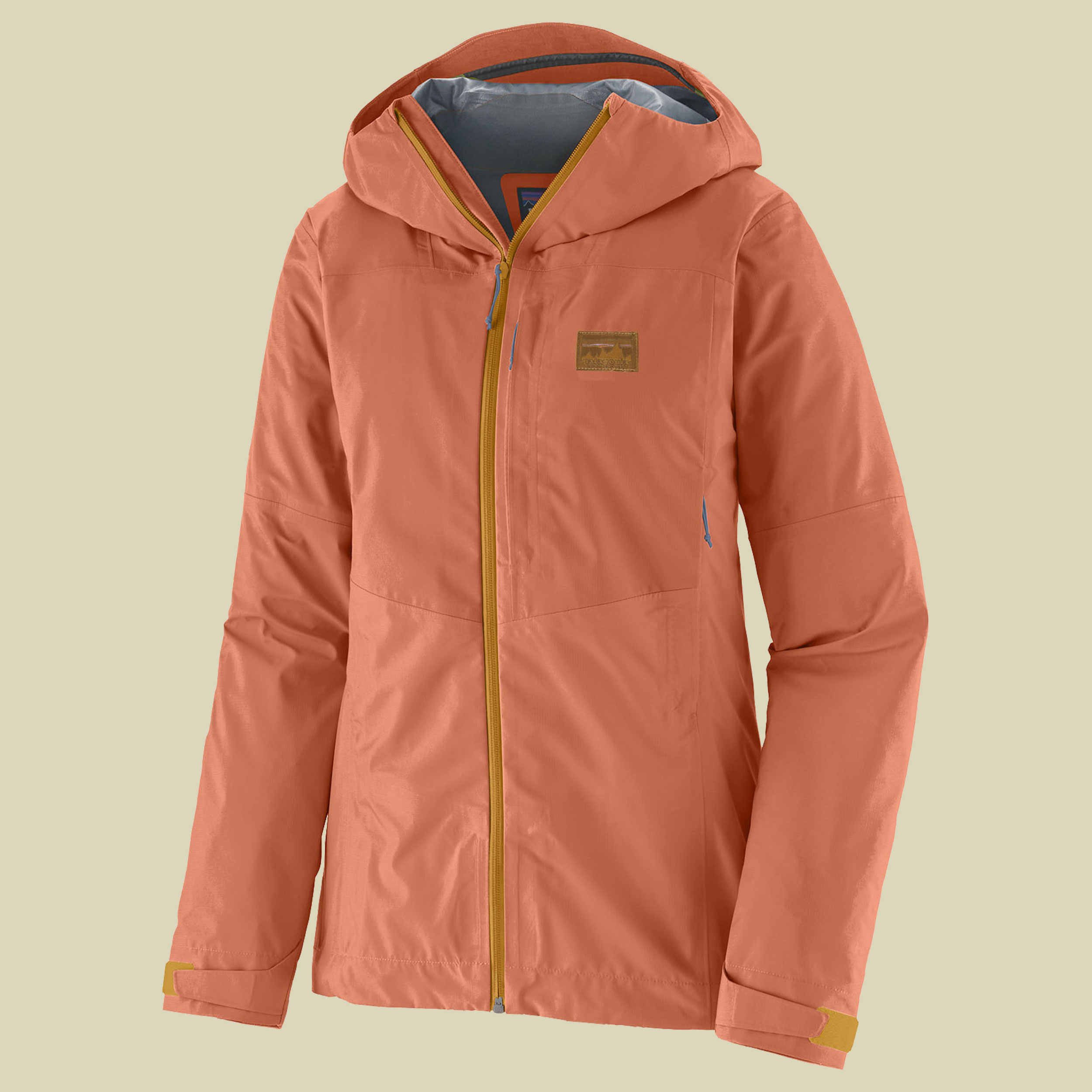 Boulder Fork Rain Jacket Women S orange - sienna clay