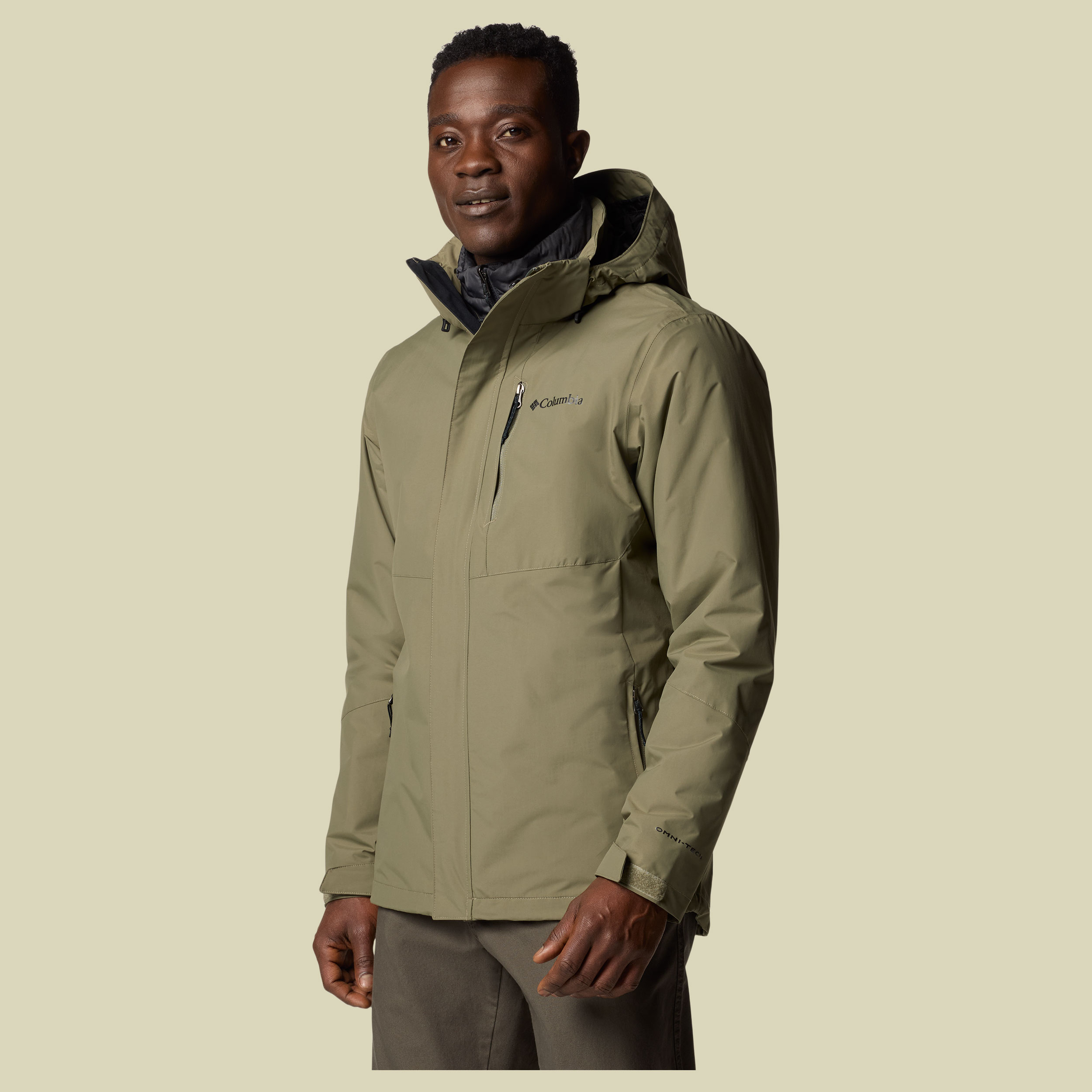 Element Blocker III Interchange-Jacket Men XXL grün - stone green