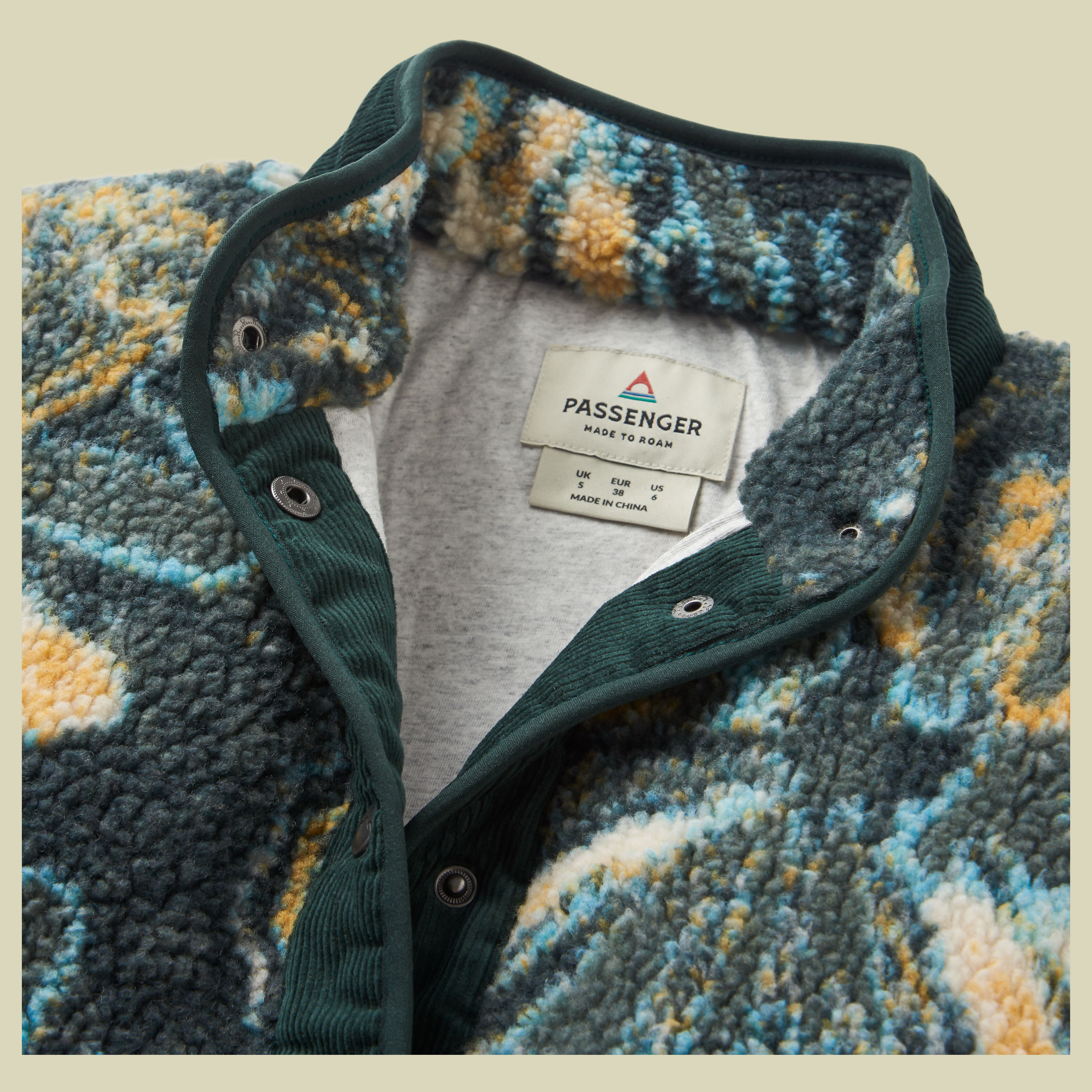Clover 2.0 Recycled Sherpa Fleece Women XS grün - frost dark fern