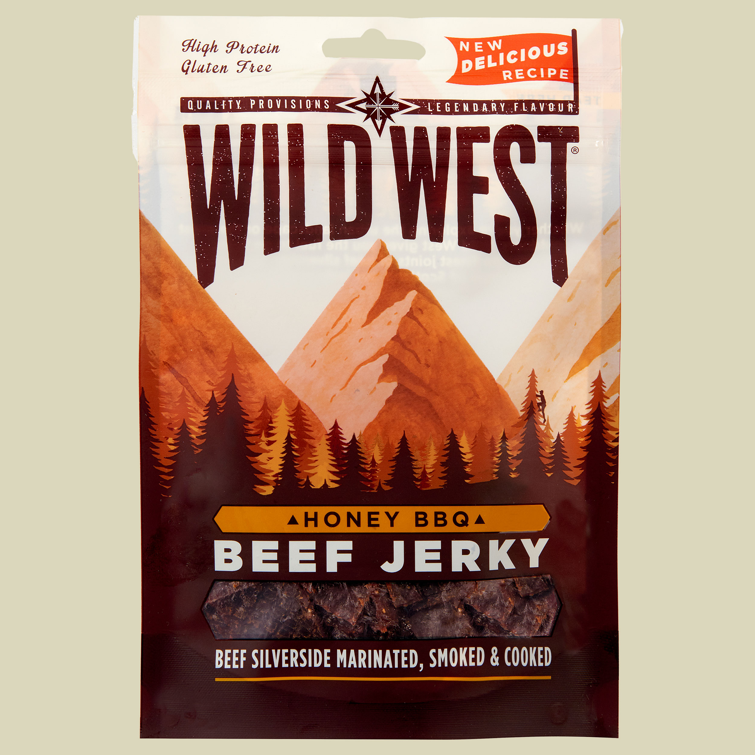 Wild West Beef Jerky Honey BBQ 70g