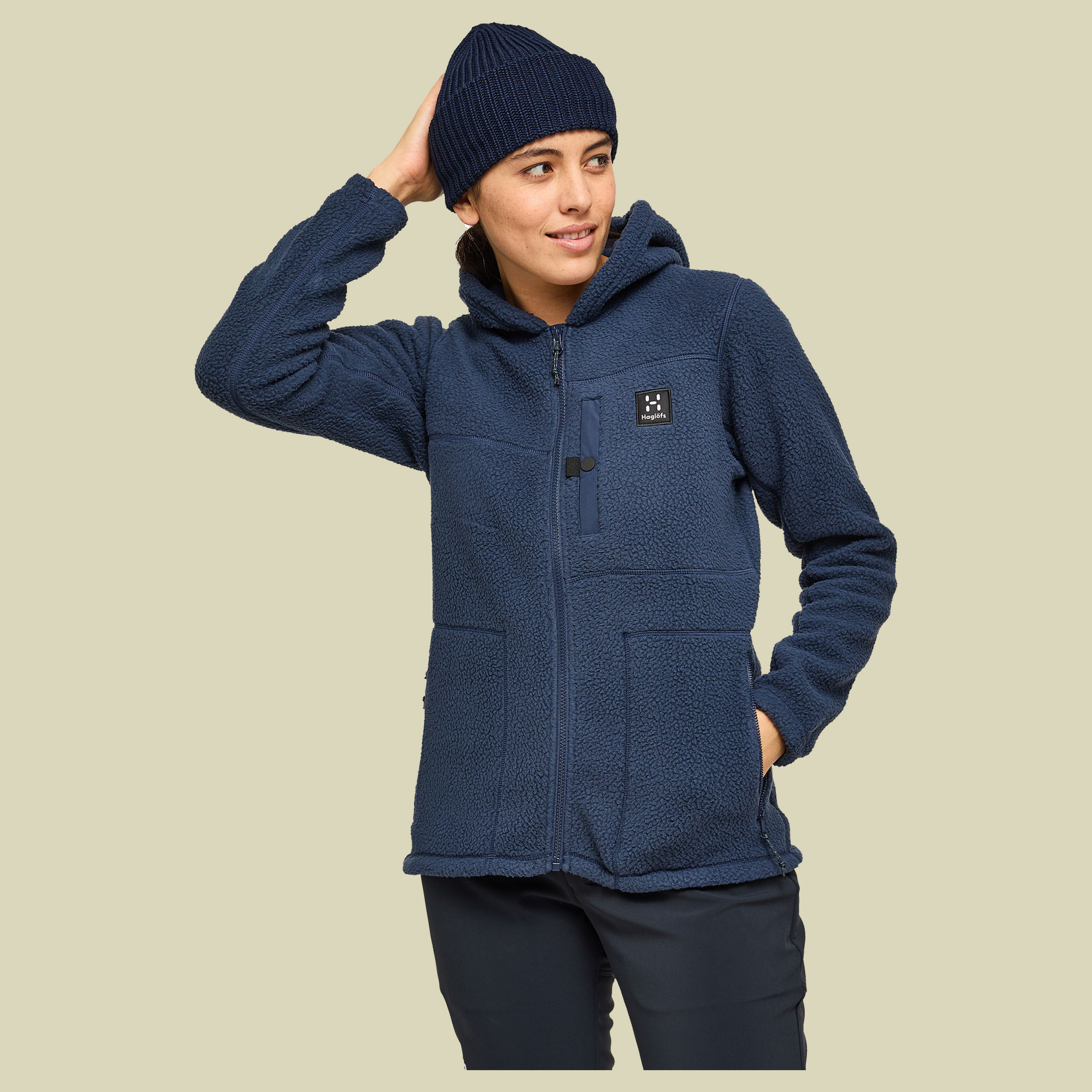 Malung Pile Hood Women Größe M  Farbe tarn blue