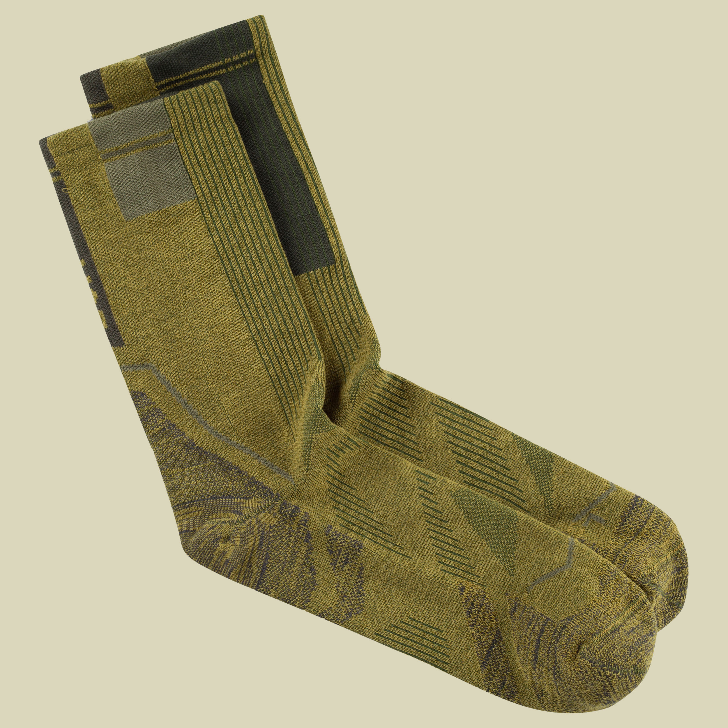 CoolNet Crew Socken XL (45-47) grün - CC khaki