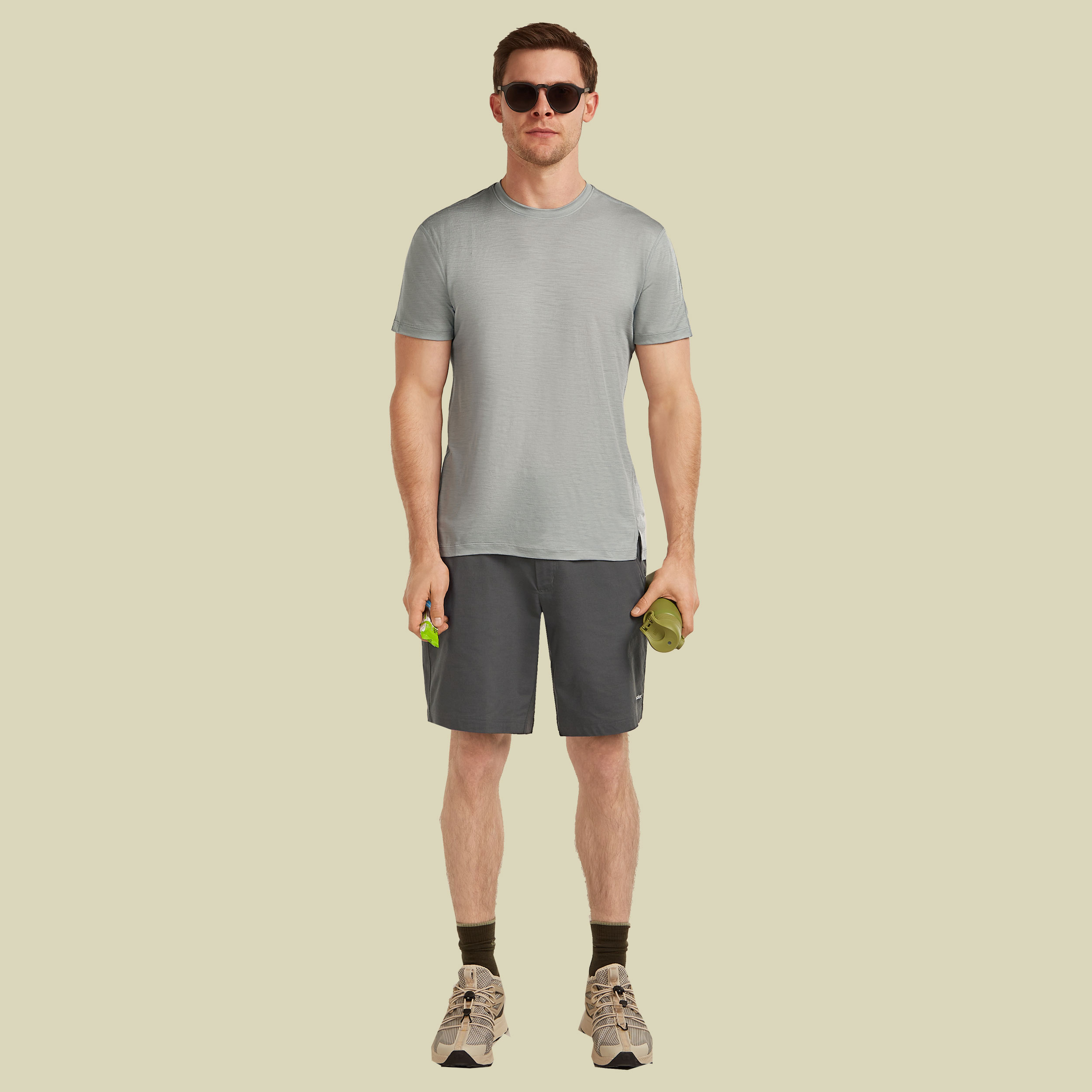 150 MerinoFine Ace SS Tee Men XL grau - proto grey