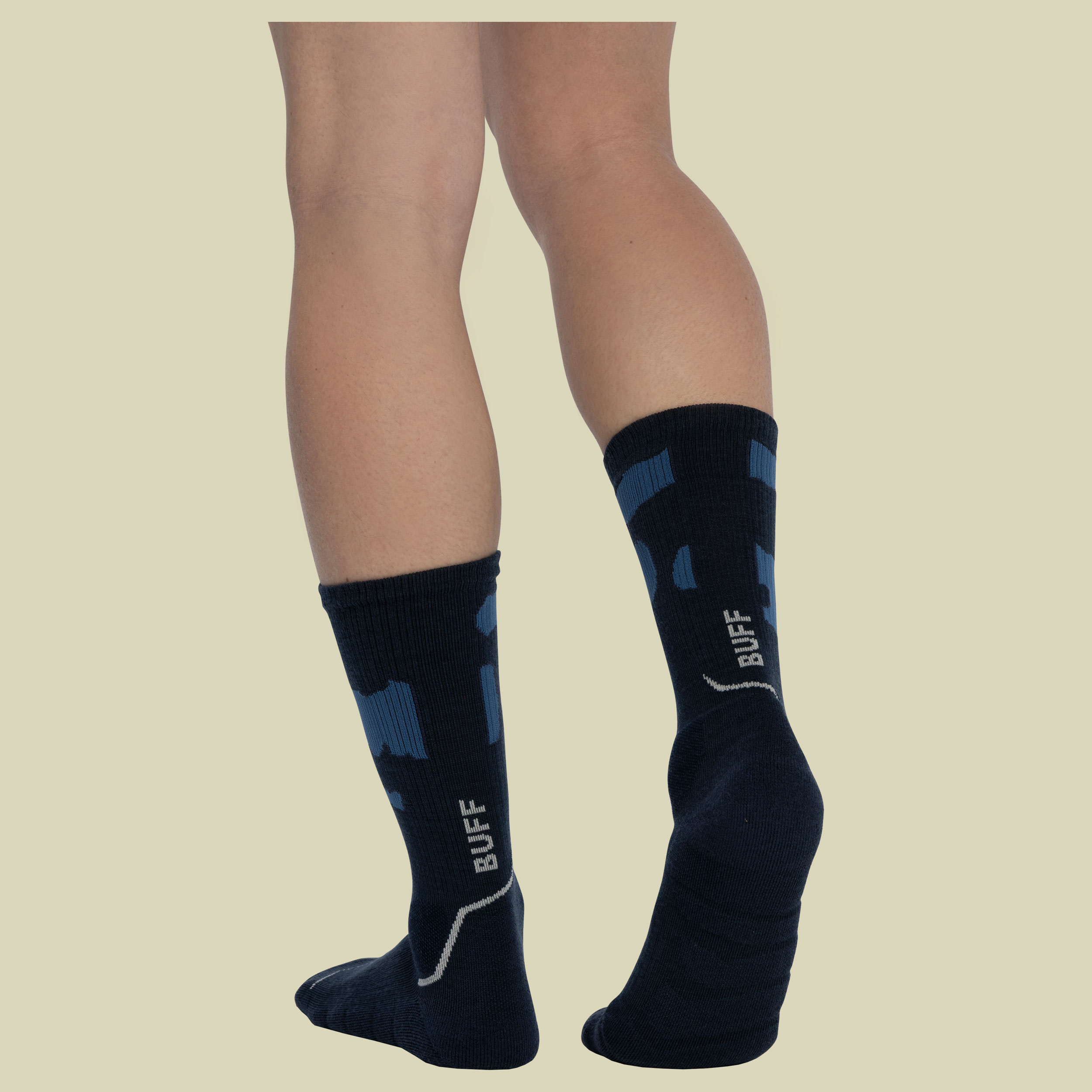 Merino Midweight Crew Socks 45-47 (XL) blau - MWC2 night blue