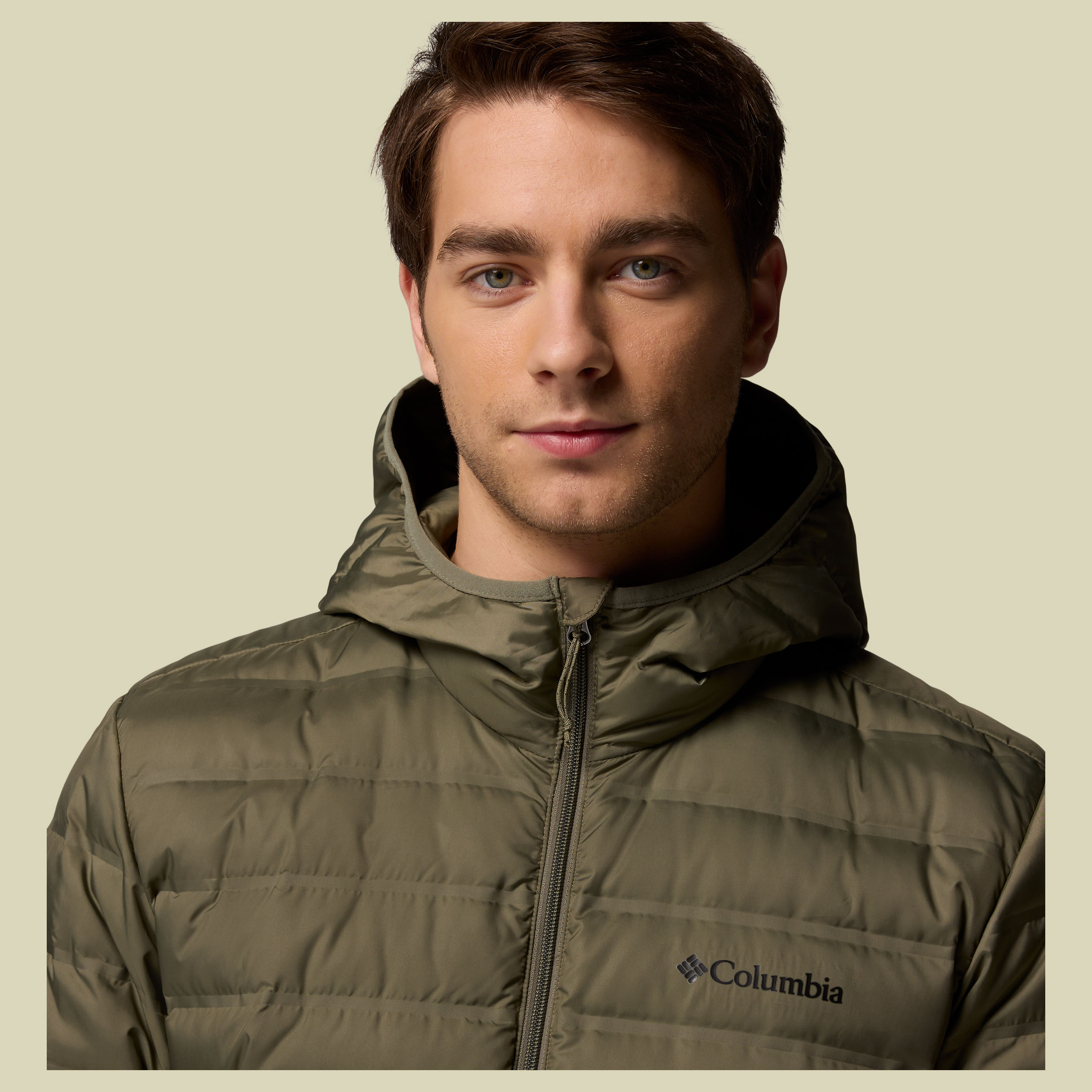 Lake 22 II Down Hooded Jacket Men XXL grün - stone green