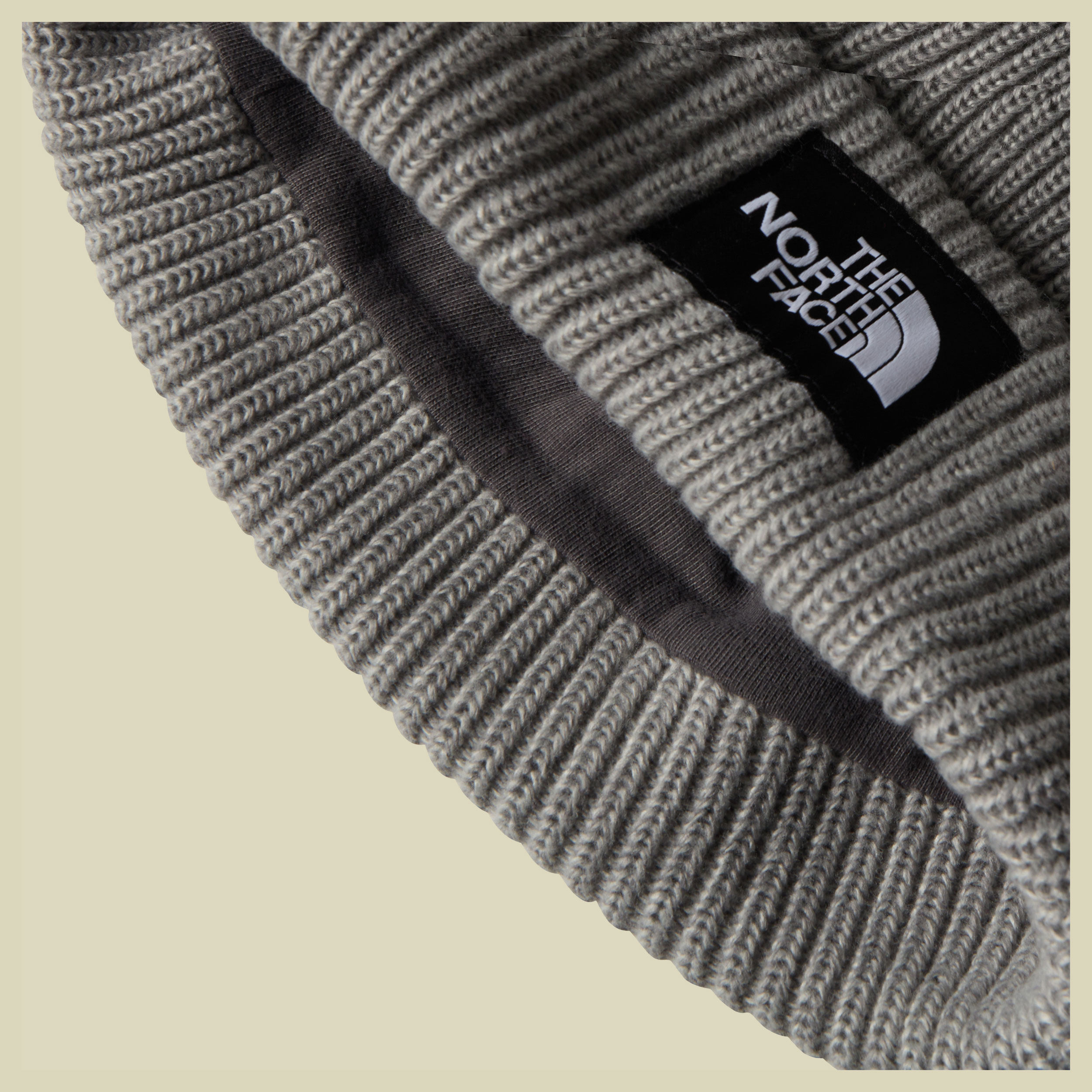 Salty Lined Beanie one size grau - TNF light grey heather