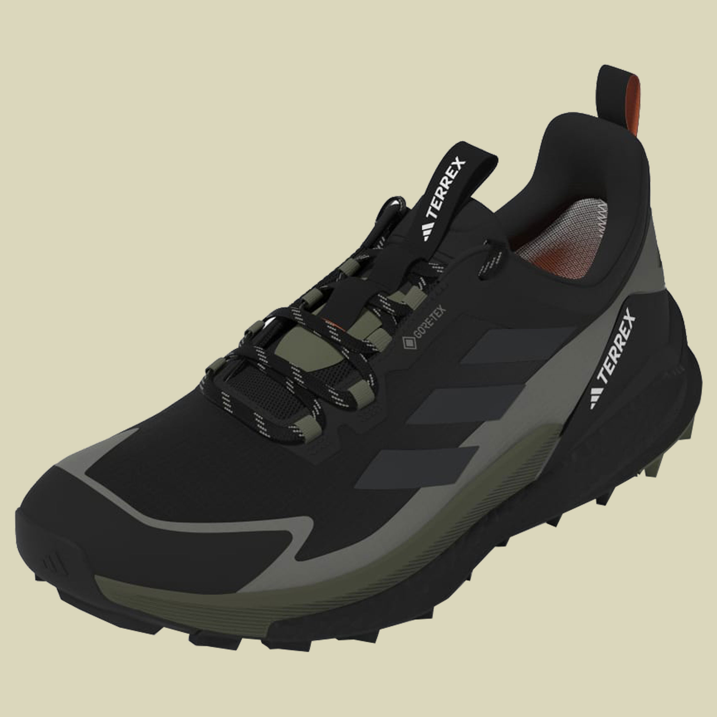 Terrex Free Hiker 2 Low GTX Men schwarz UK 9 - core black/carbon/olive strata