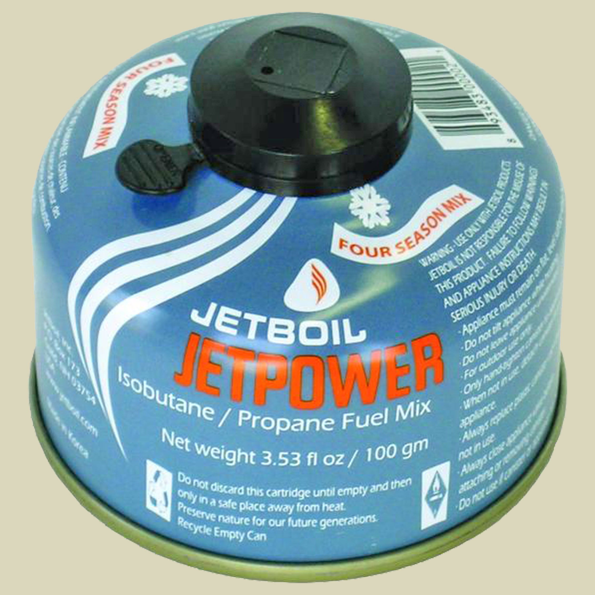 Jetpower Fuel Gaskartusche Länge 9cm x 7cm