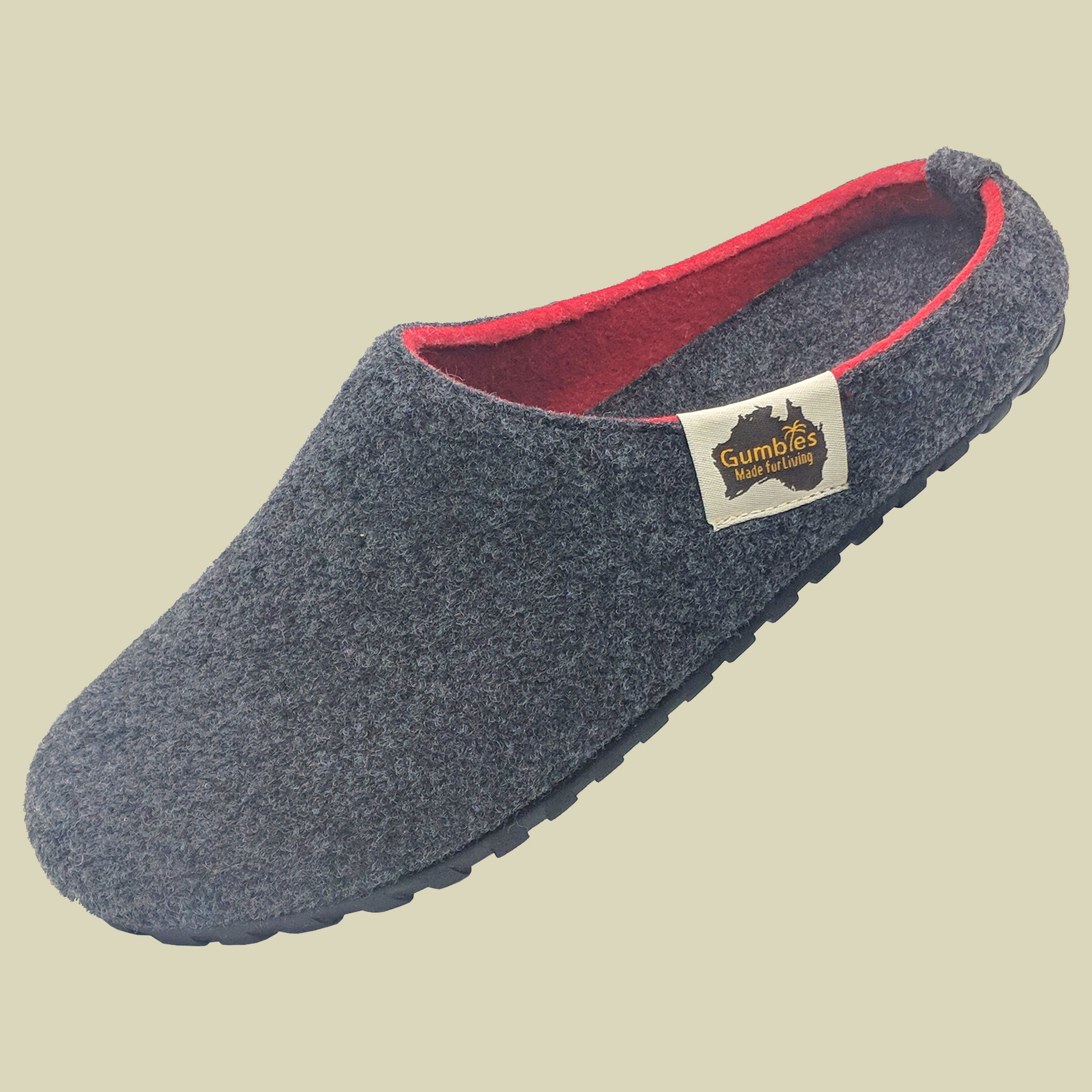 Outback Slipper Women Größe 42 Farbe charcoal/red