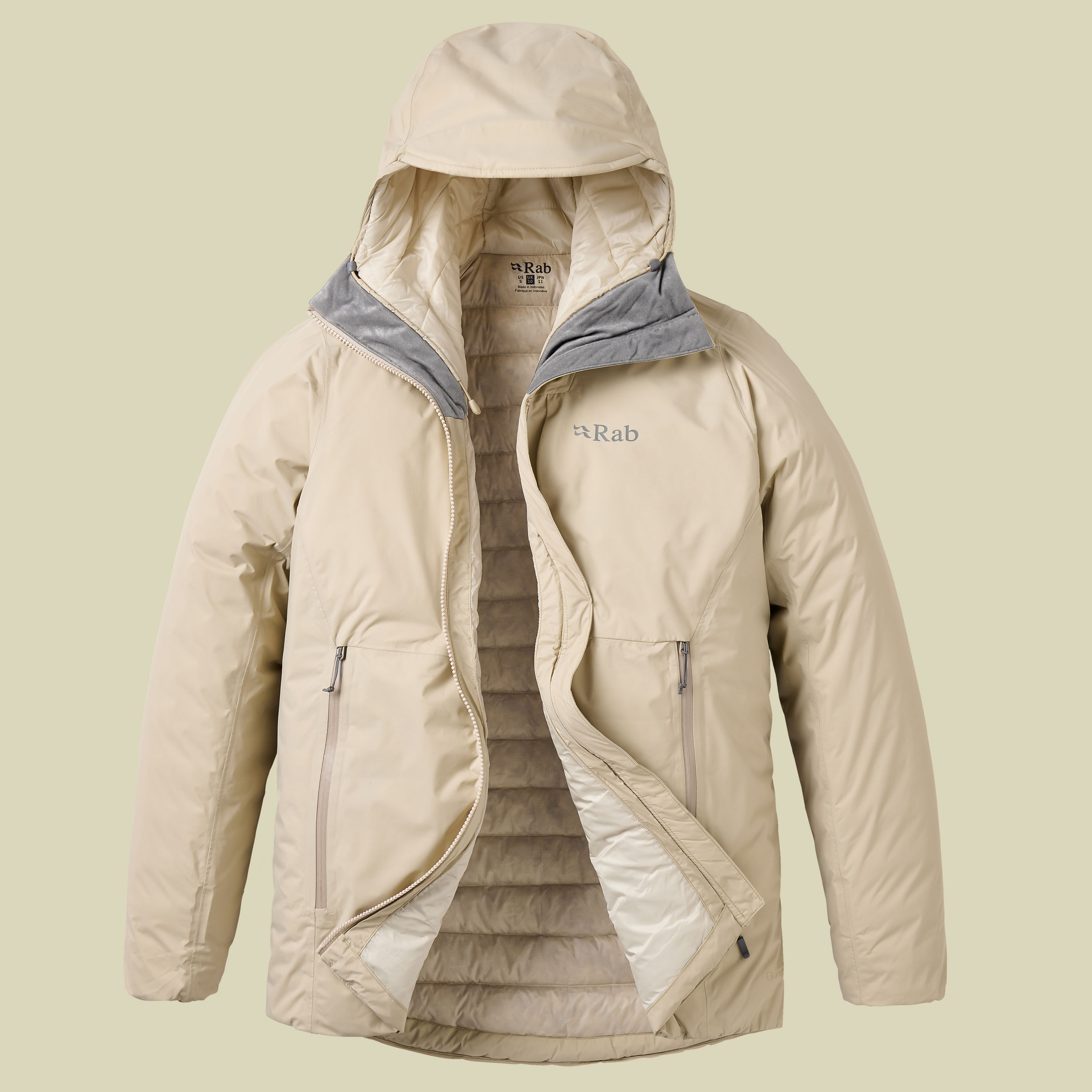 Microlight Shield Jacket Women L (14) beige - dark pebble