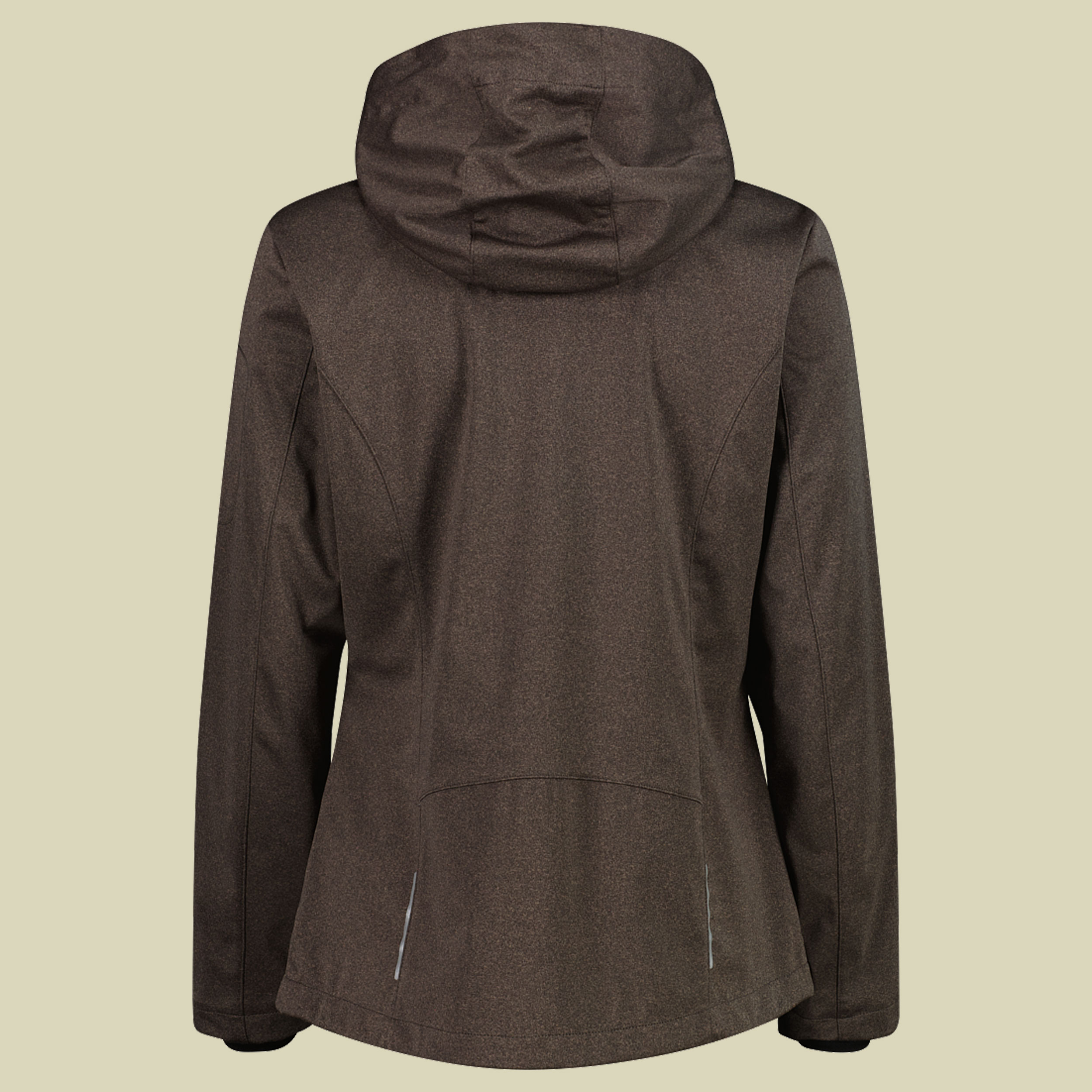 Woman Jacket Zip Hood Light Softshell M 39A5016M braun 48 - Farbe darker toffee